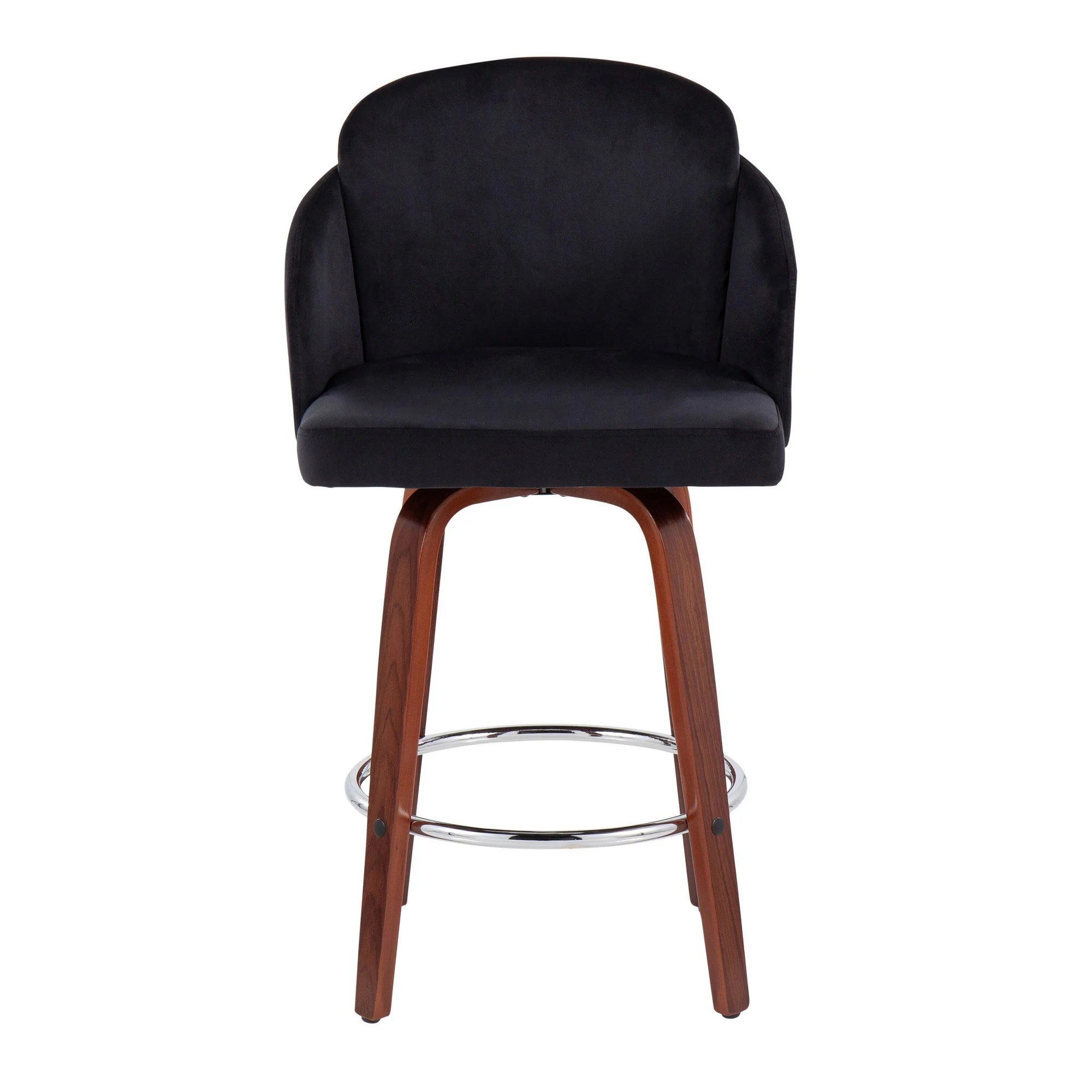 Dahlia Counter Stool - Set of 2 Black By LumiSource - B26-DAHLIA-R2 WLVBK2 - Image 2