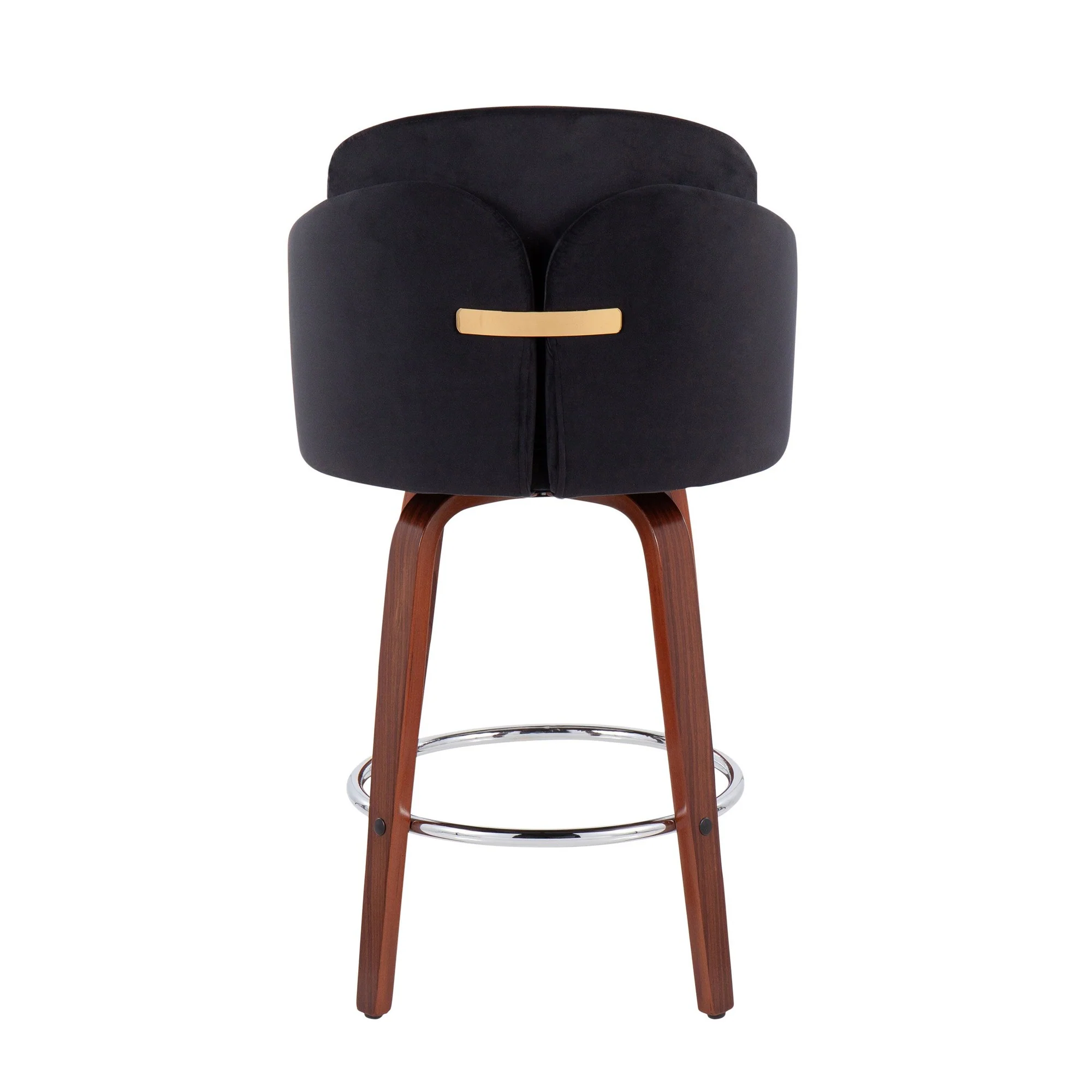 Dahlia Counter Stool - Set of 2 Black By LumiSource - B26-DAHLIA-R2 WLVBK2 - Image 8