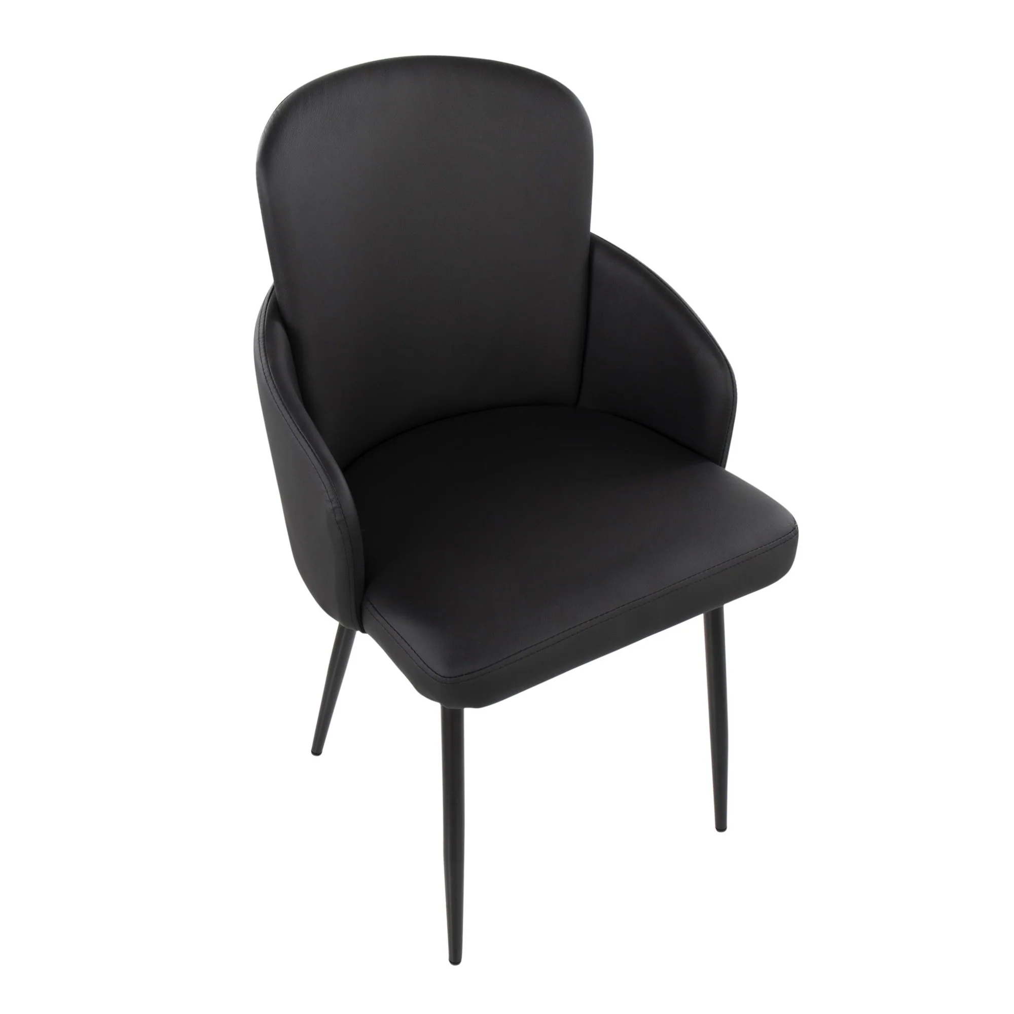 Dahlia Dining Chair - Set of 2 Black By LumiSource - CH-DAHLIA2 BKBK2 - Image 3