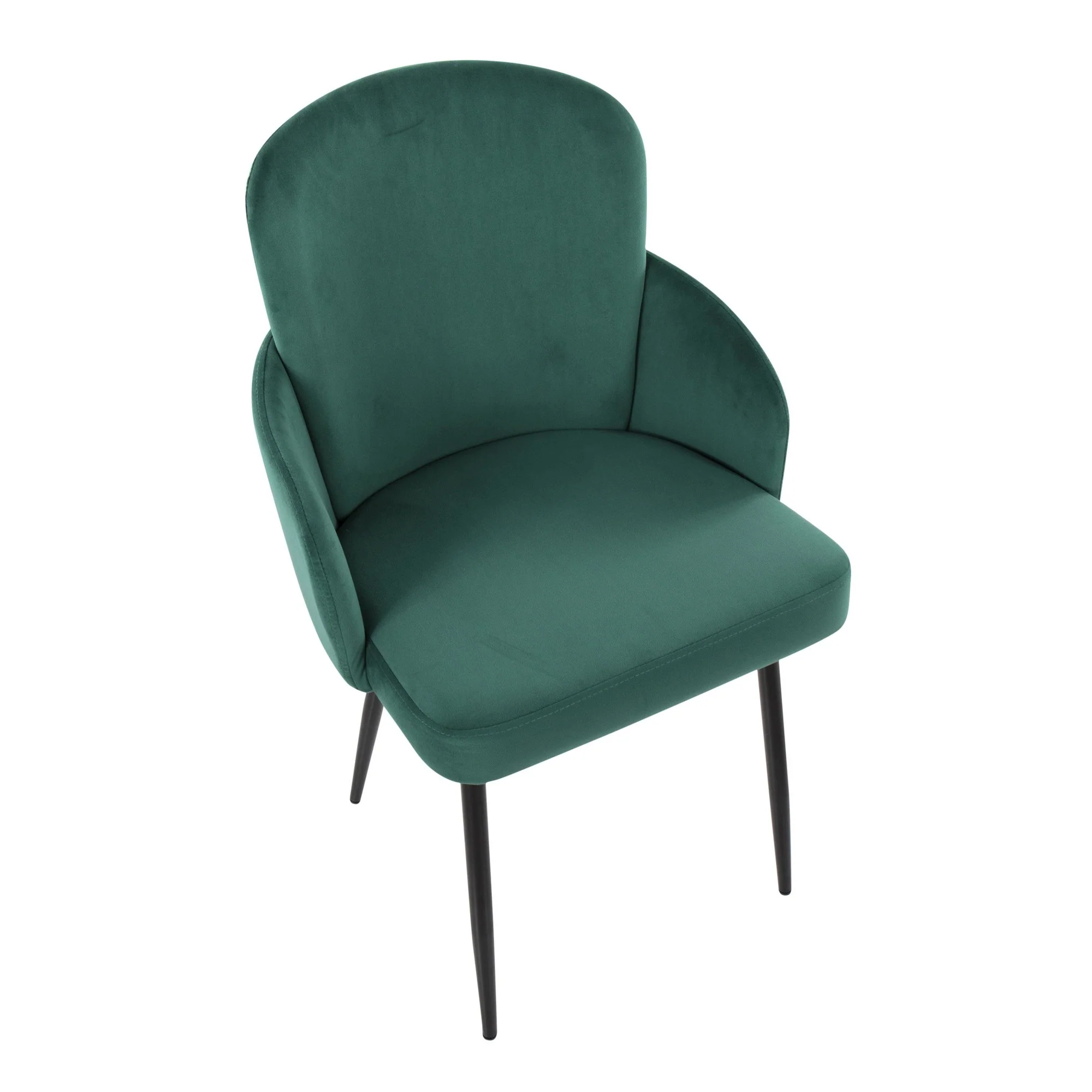 Dahlia Dining Chair - Set of 2 Black By LumiSource - CH-DAHLIA2 BKVBK2 - Image 18