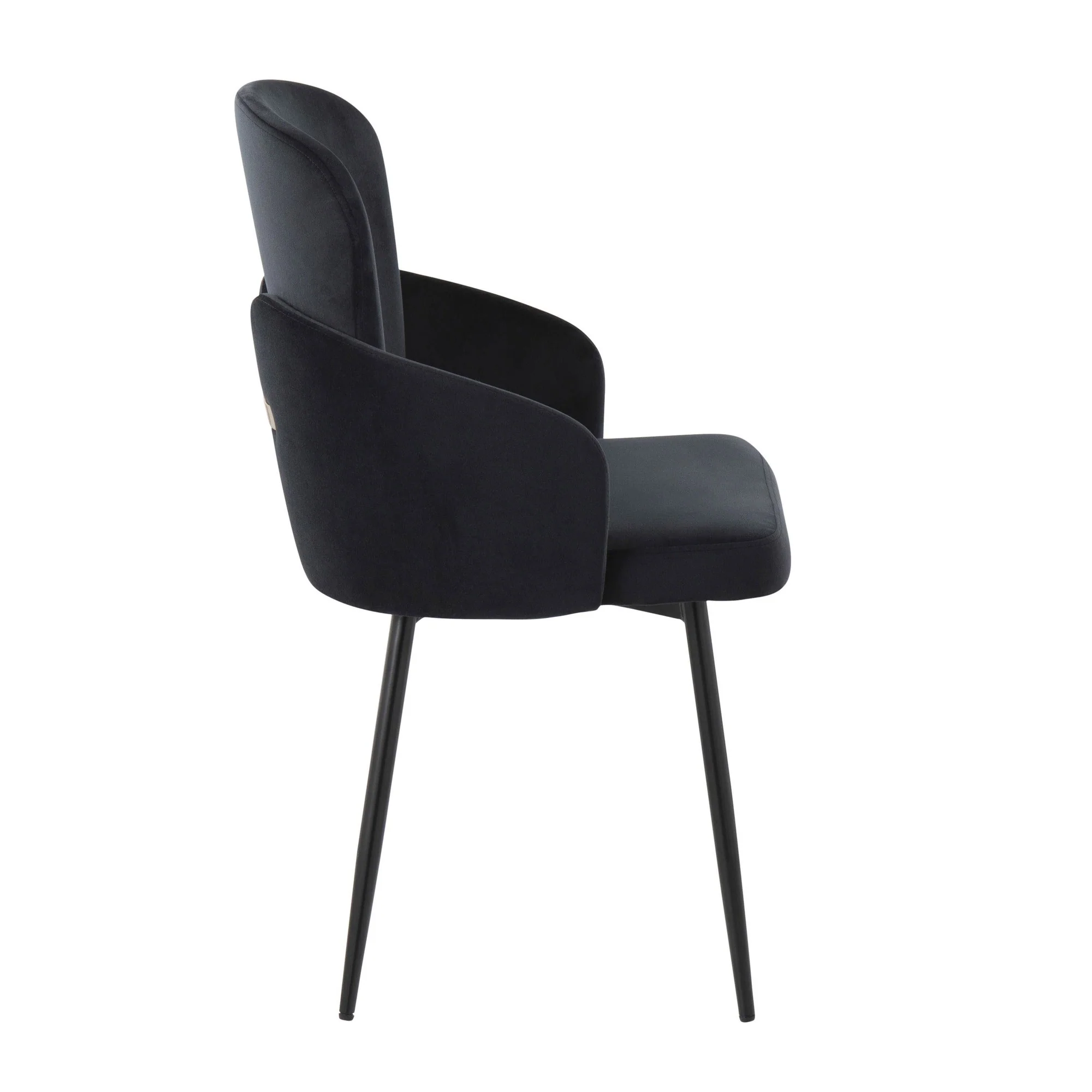 Dahlia Dining Chair - Set of 2 Black By LumiSource - CH-DAHLIA2 BKVBK2 - Image 6