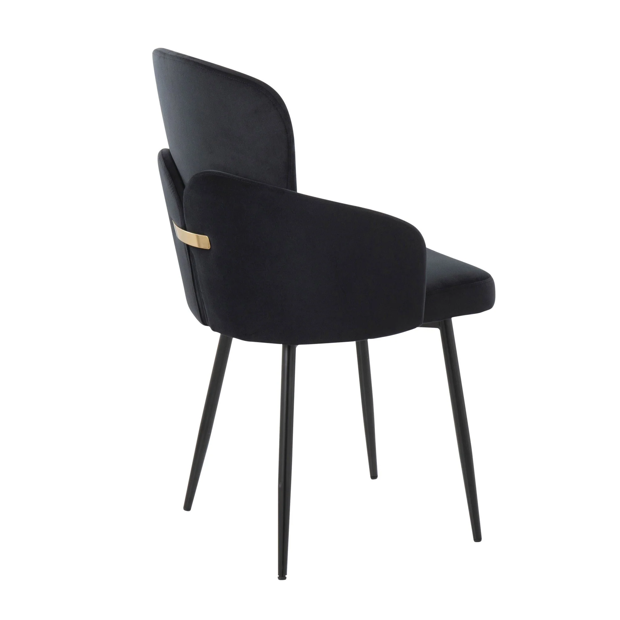 Dahlia Dining Chair - Set of 2 Black By LumiSource - CH-DAHLIA2 BKVBK2 - Image 7