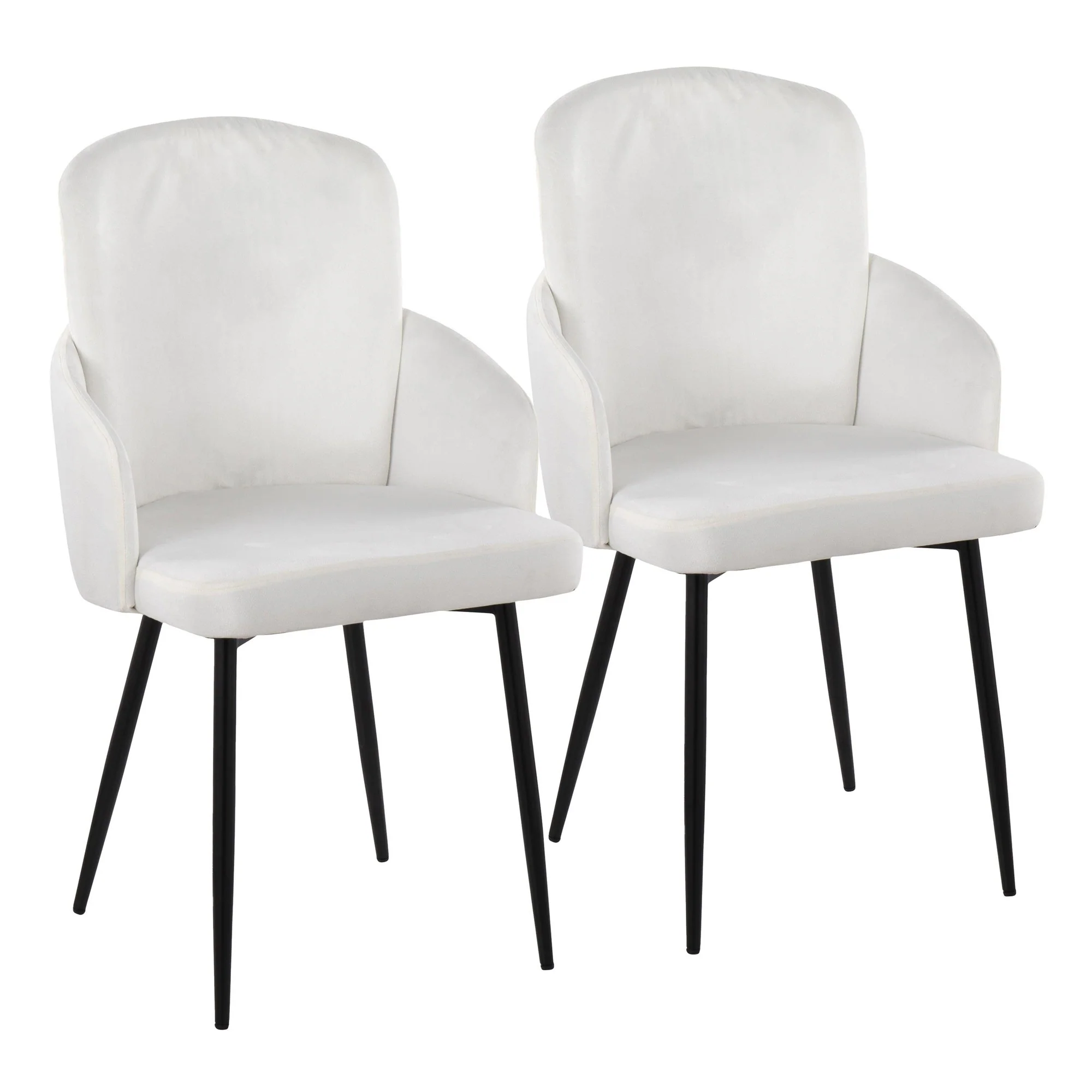 Dahlia Dining Chair - Set of 2 Black By LumiSource - CH-DAHLIA2 BKVBK2 - Image 8