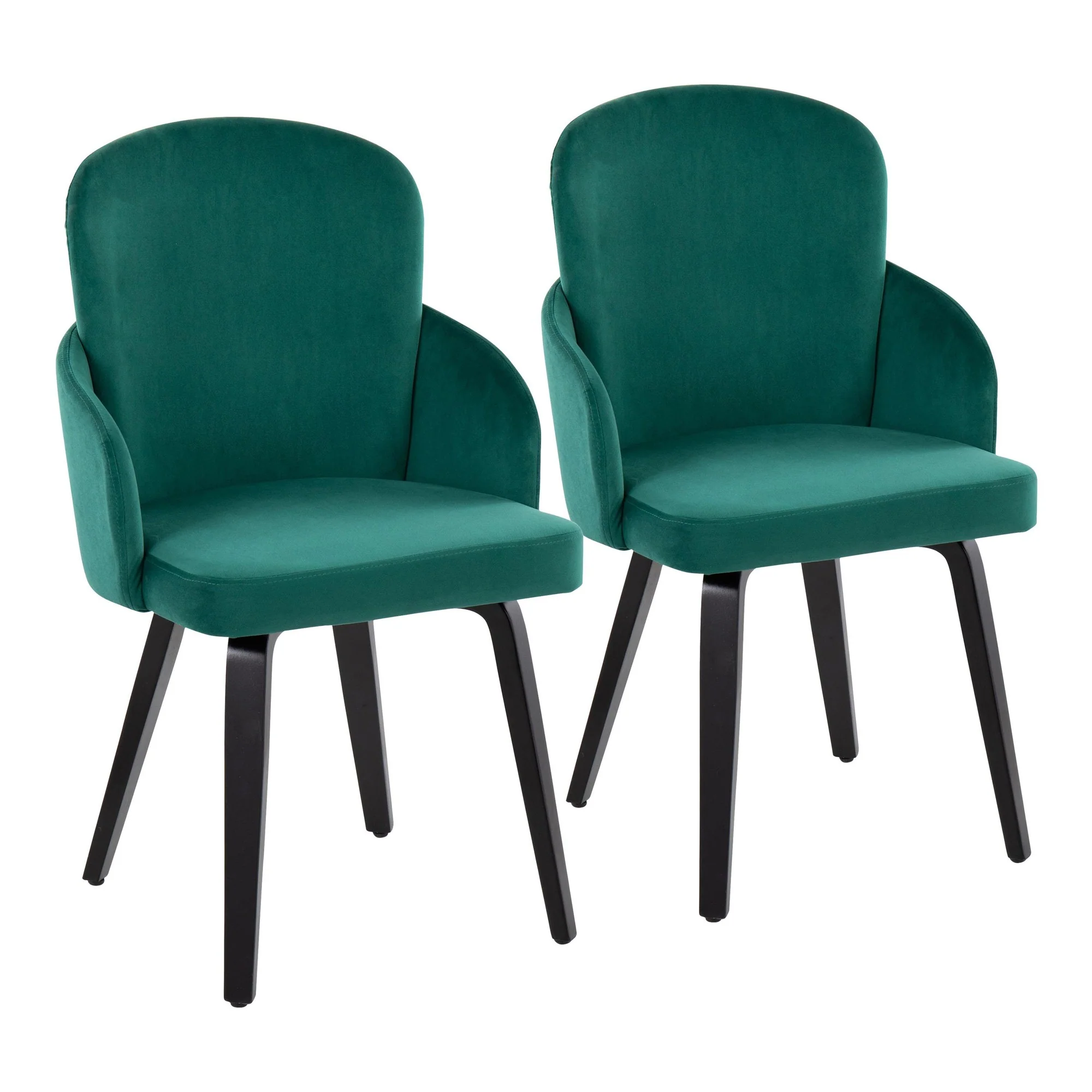 Dahlia Dining Chair - Set of 2 Black By LumiSource - CH-DAHLIA2-W BKVBK2 - Image 17