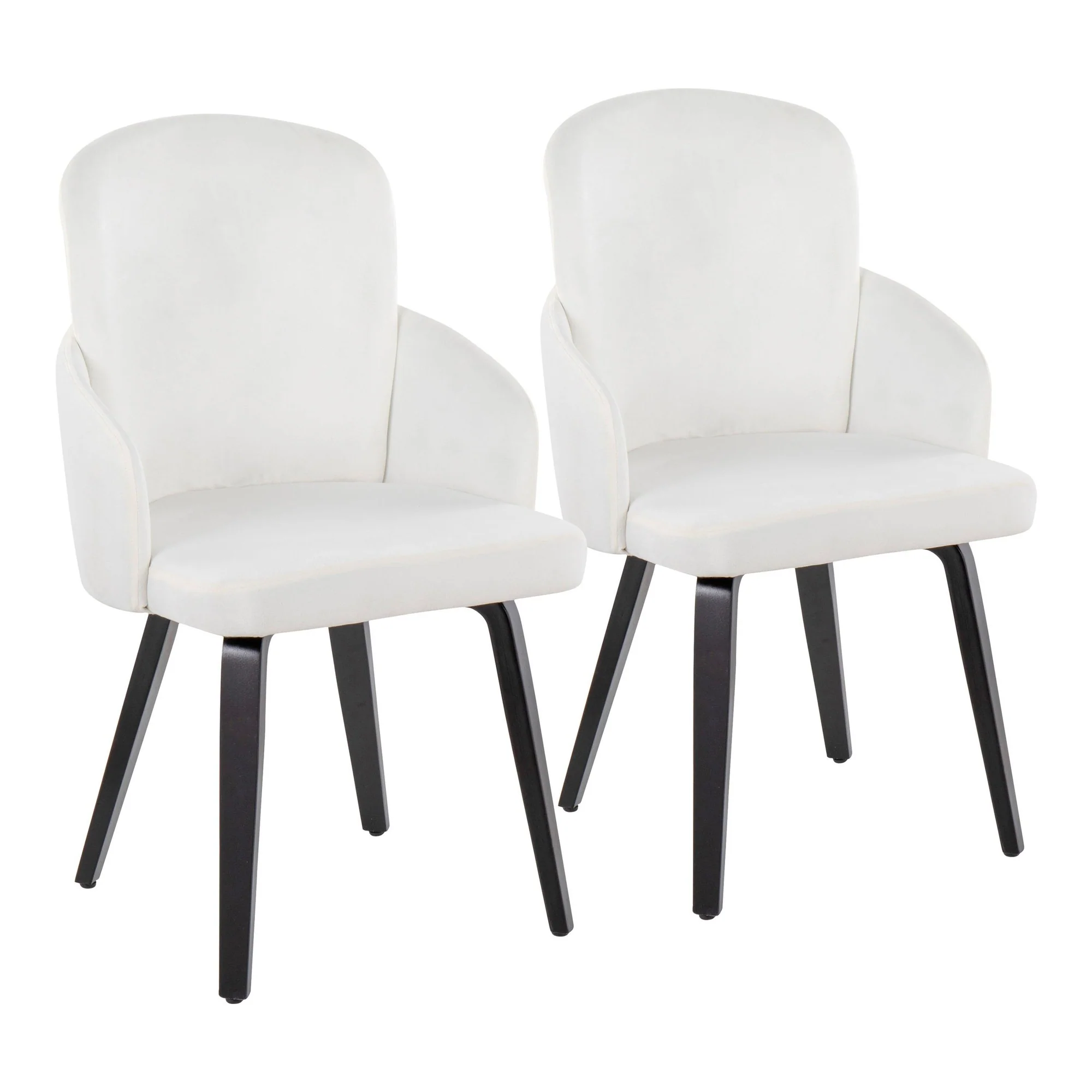 Dahlia Dining Chair - Set of 2 Black By LumiSource - CH-DAHLIA2-W BKVBK2 - Image 9