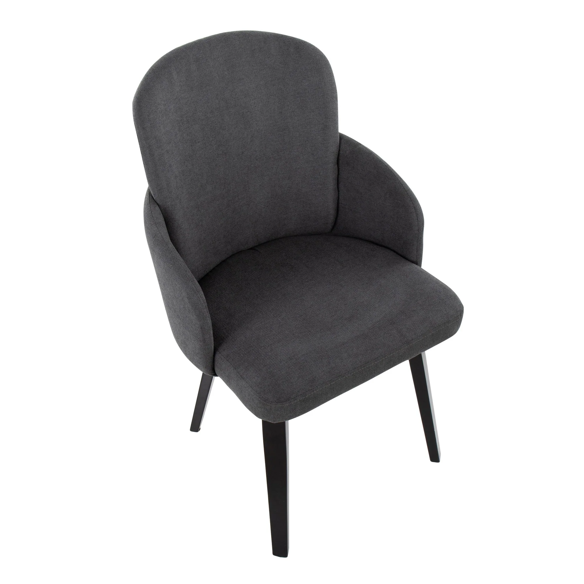 Dahlia Dining Chair - Set of 2 Cream By LumiSource - CH-DAHLIA2-W BKFCR2 - Image 11