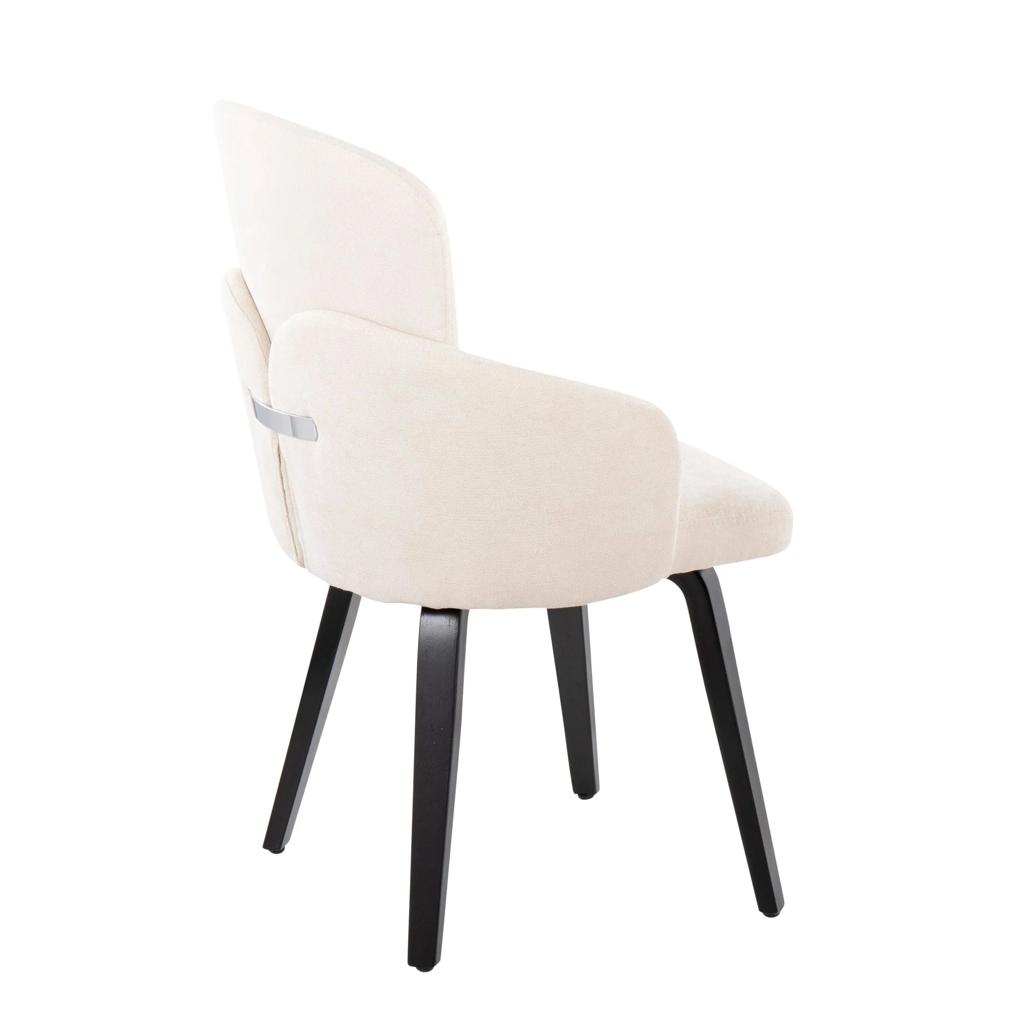 Dahlia Dining Chair - Set of 2 Cream By LumiSource - CH-DAHLIA2-W BKFCR2 - Image 7
