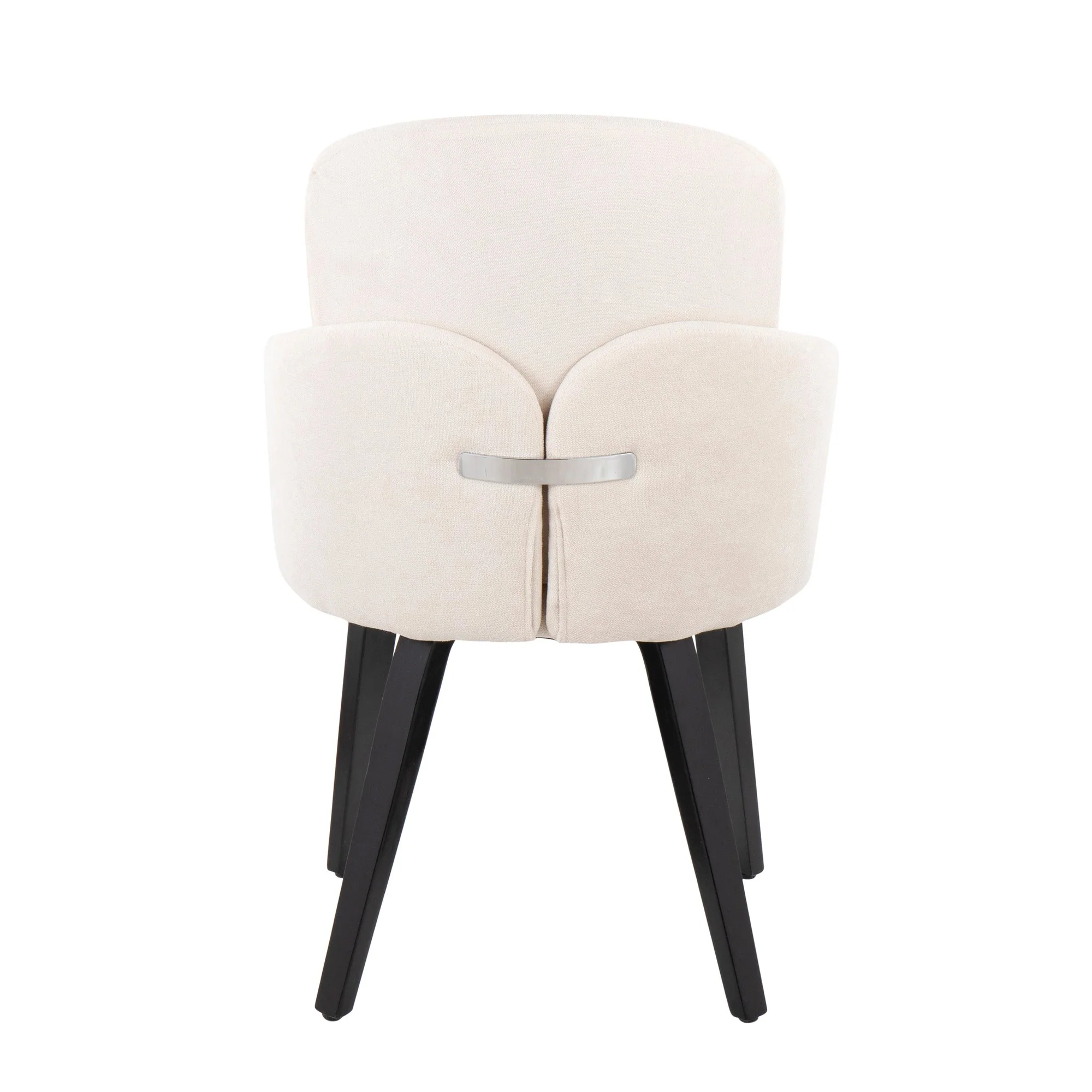 Dahlia Dining Chair - Set of 2 Cream By LumiSource - CH-DAHLIA2-W BKFCR2 - Image 8