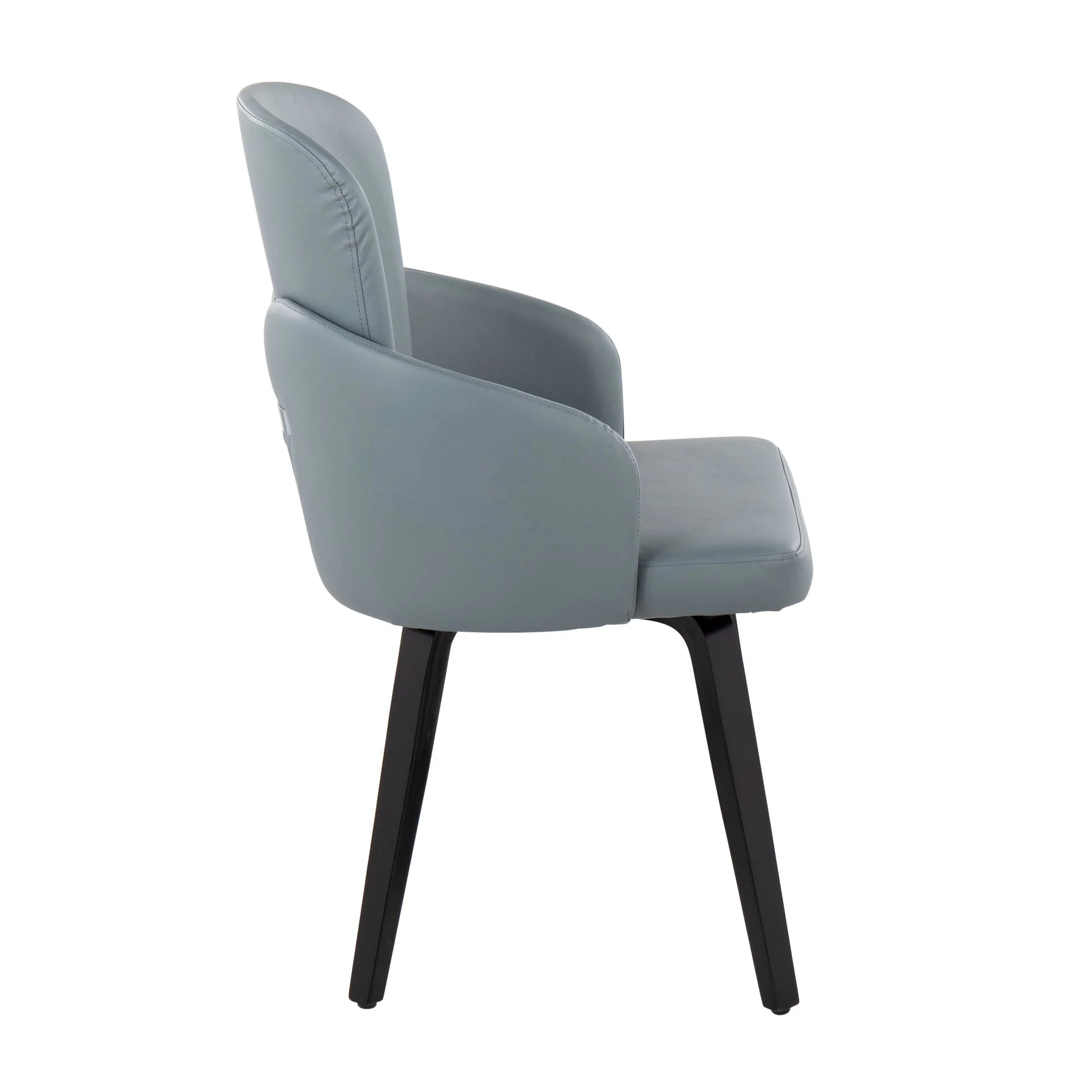 Dahlia Dining Chair - Set of 2 Gray By LumiSource - CH-DAHLIA2-W BKGY2 - Image 6