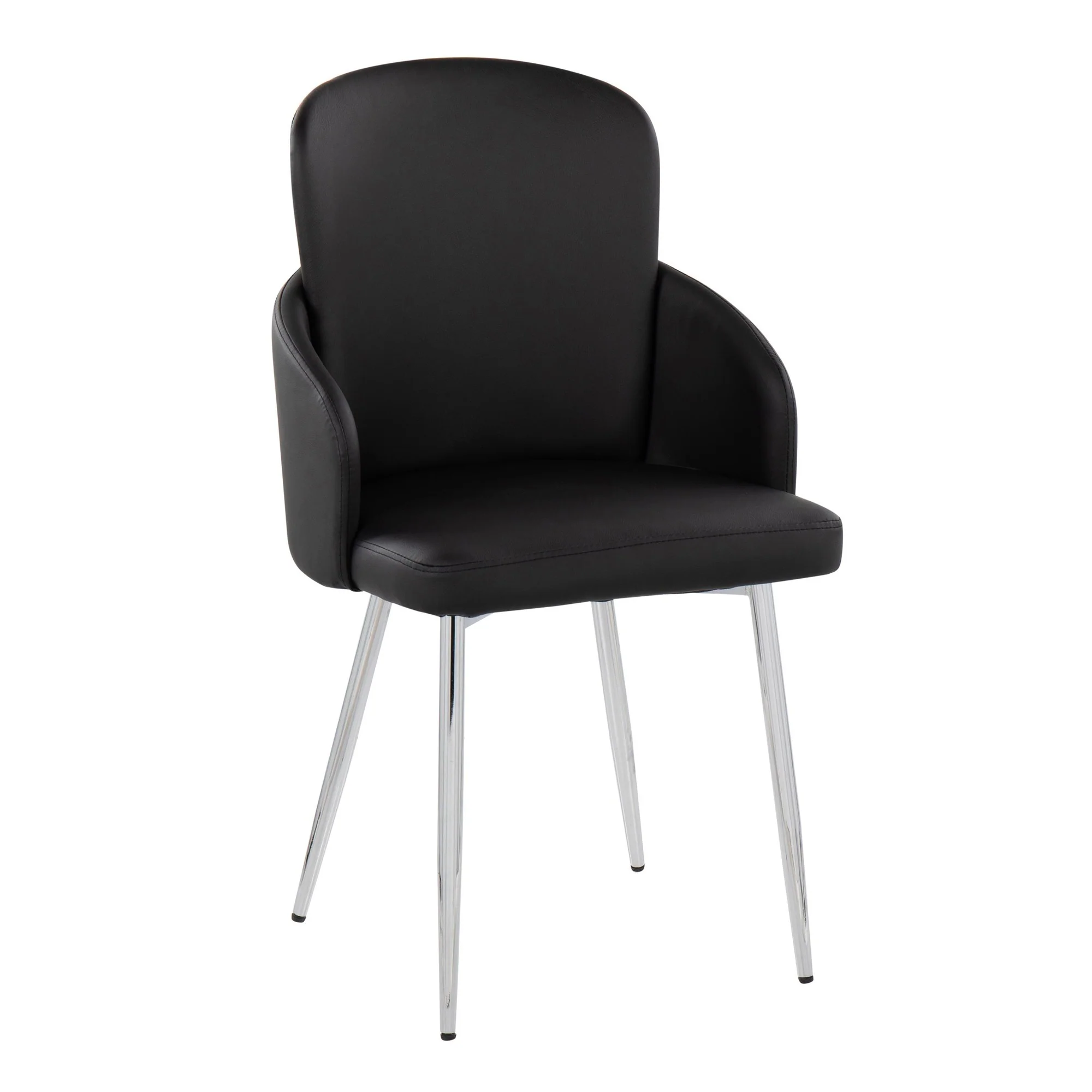 Dahlia Dining Chair - Set of 2 Black By LumiSource - CH-DAHLIA2 SVBK2 - Image 5