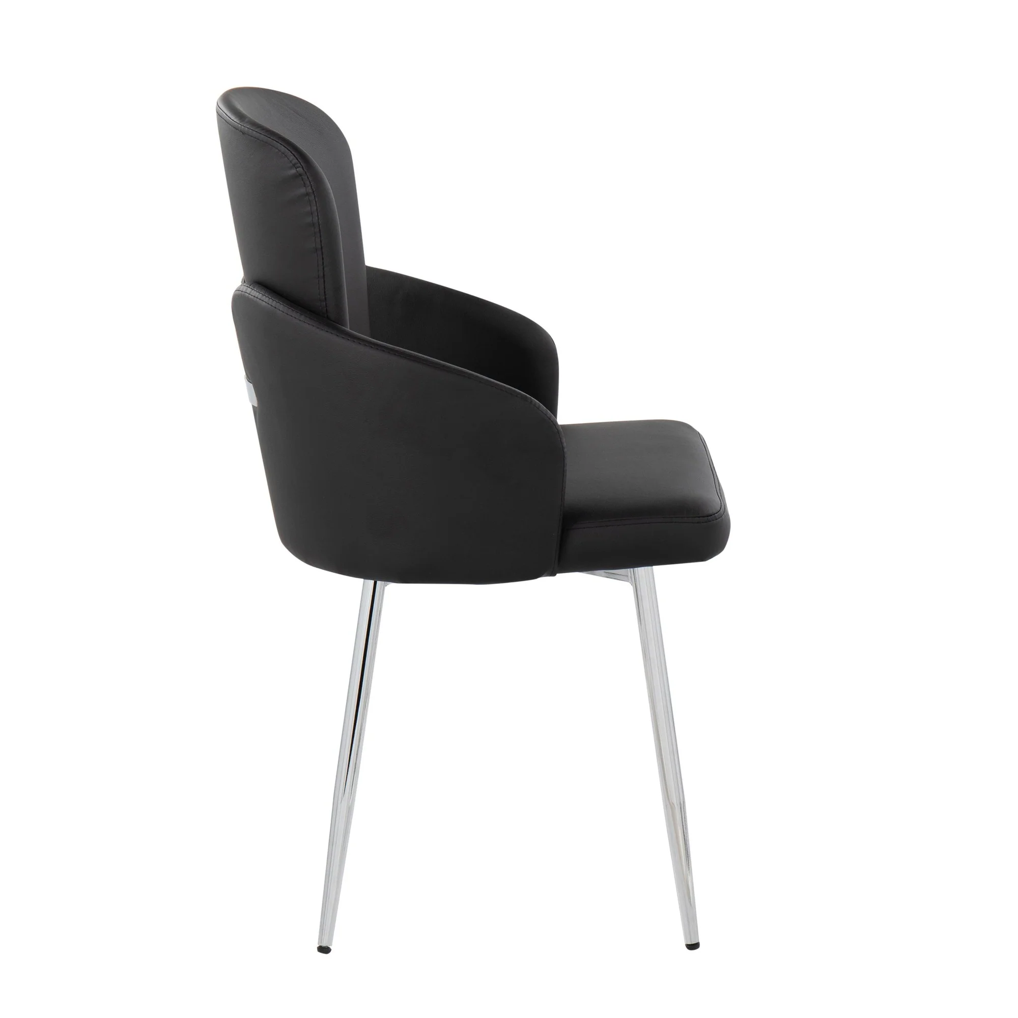 Dahlia Dining Chair - Set of 2 Black By LumiSource - CH-DAHLIA2 SVBK2 - Image 6