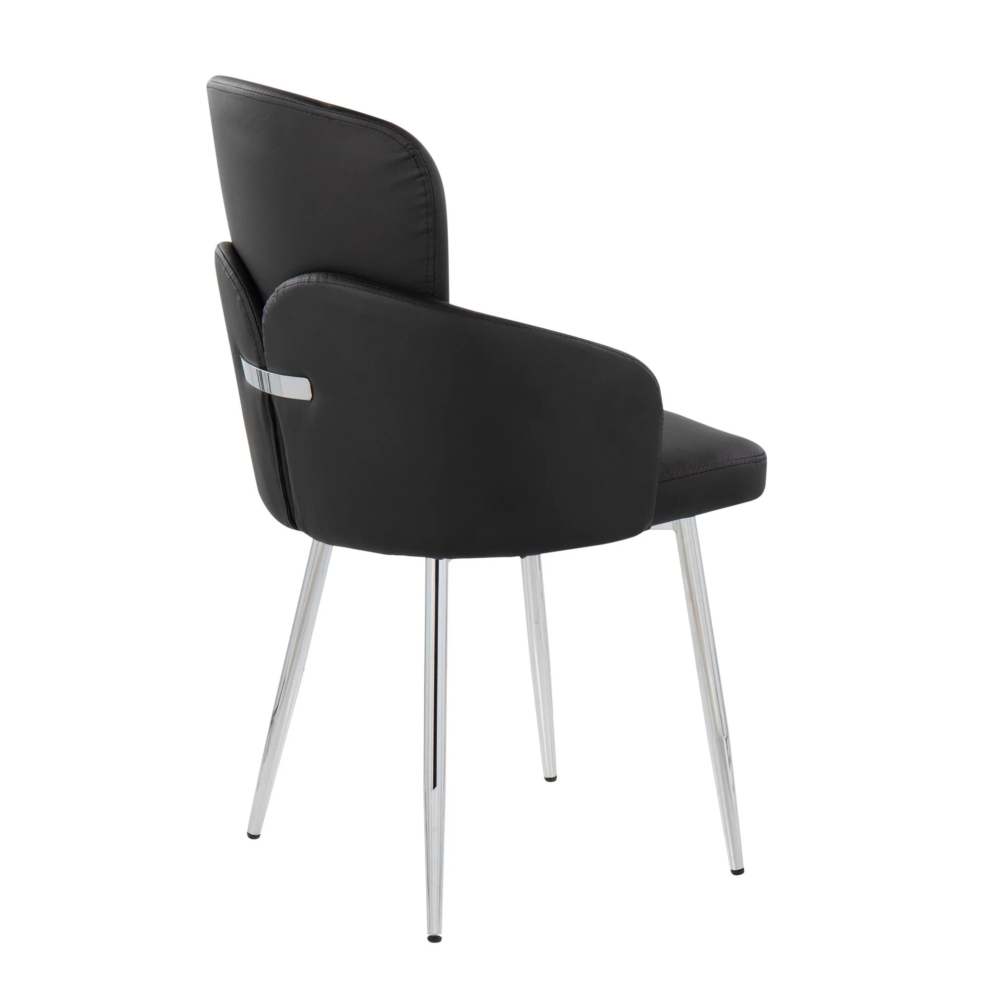 Dahlia Dining Chair - Set of 2 Black By LumiSource - CH-DAHLIA2 SVBK2 - Image 7
