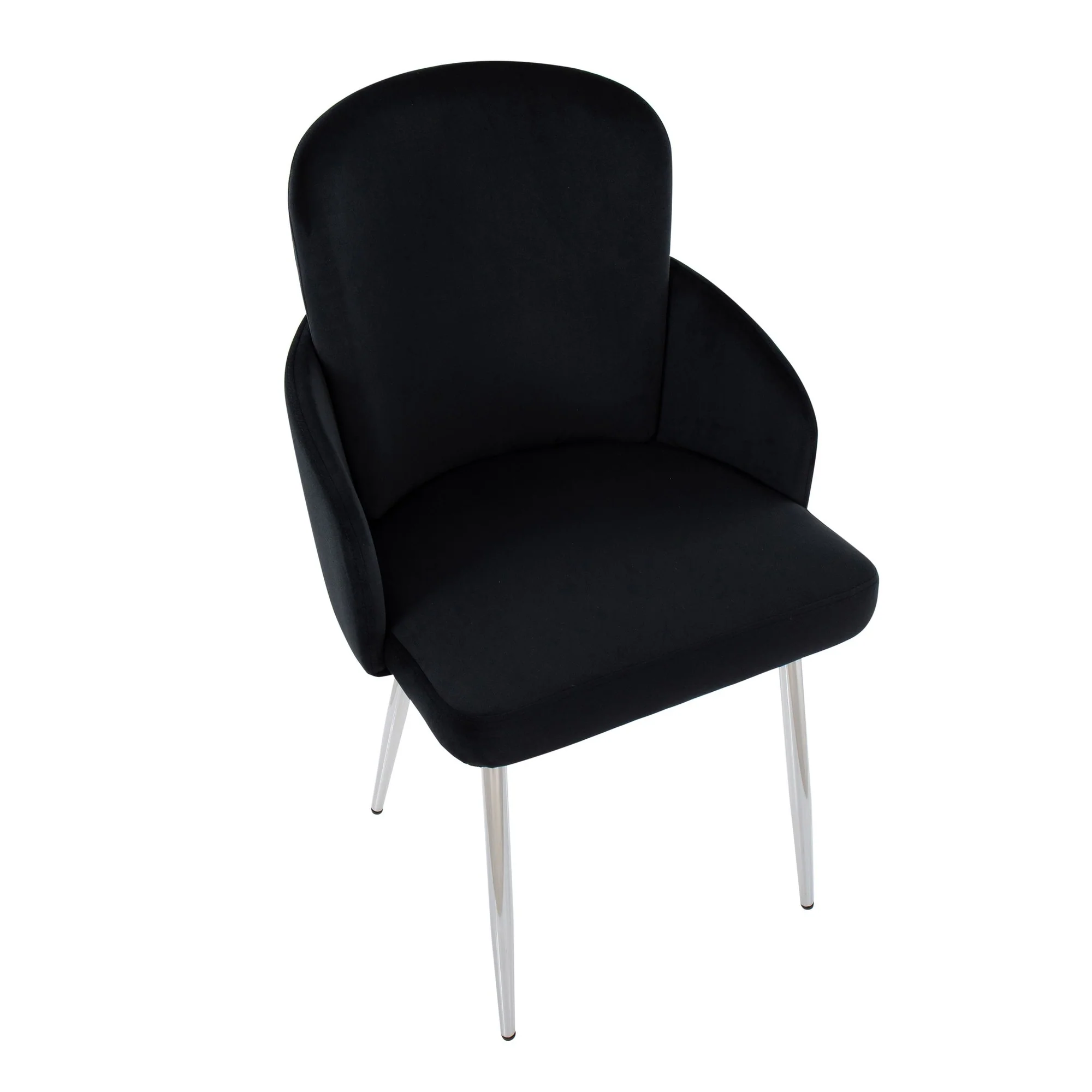Dahlia Dining Chair - Set of 2 Black By LumiSource - CH-DAHLIA2 SVVBK2 - Image 3