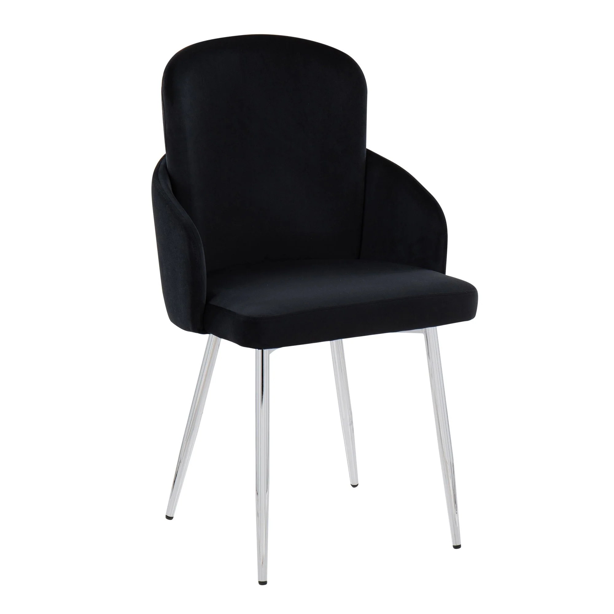Dahlia Dining Chair - Set of 2 Black By LumiSource - CH-DAHLIA2 SVVBK2 - Image 5