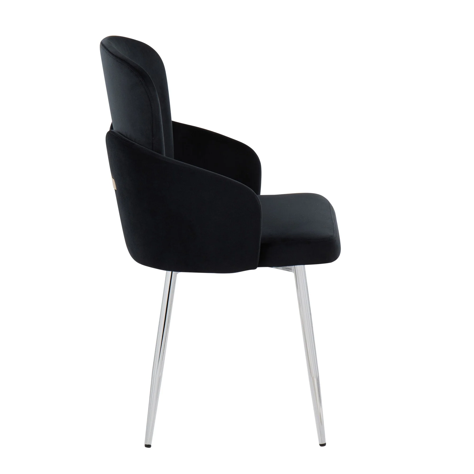 Dahlia Dining Chair - Set of 2 Black By LumiSource - CH-DAHLIA2 SVVBK2 - Image 6