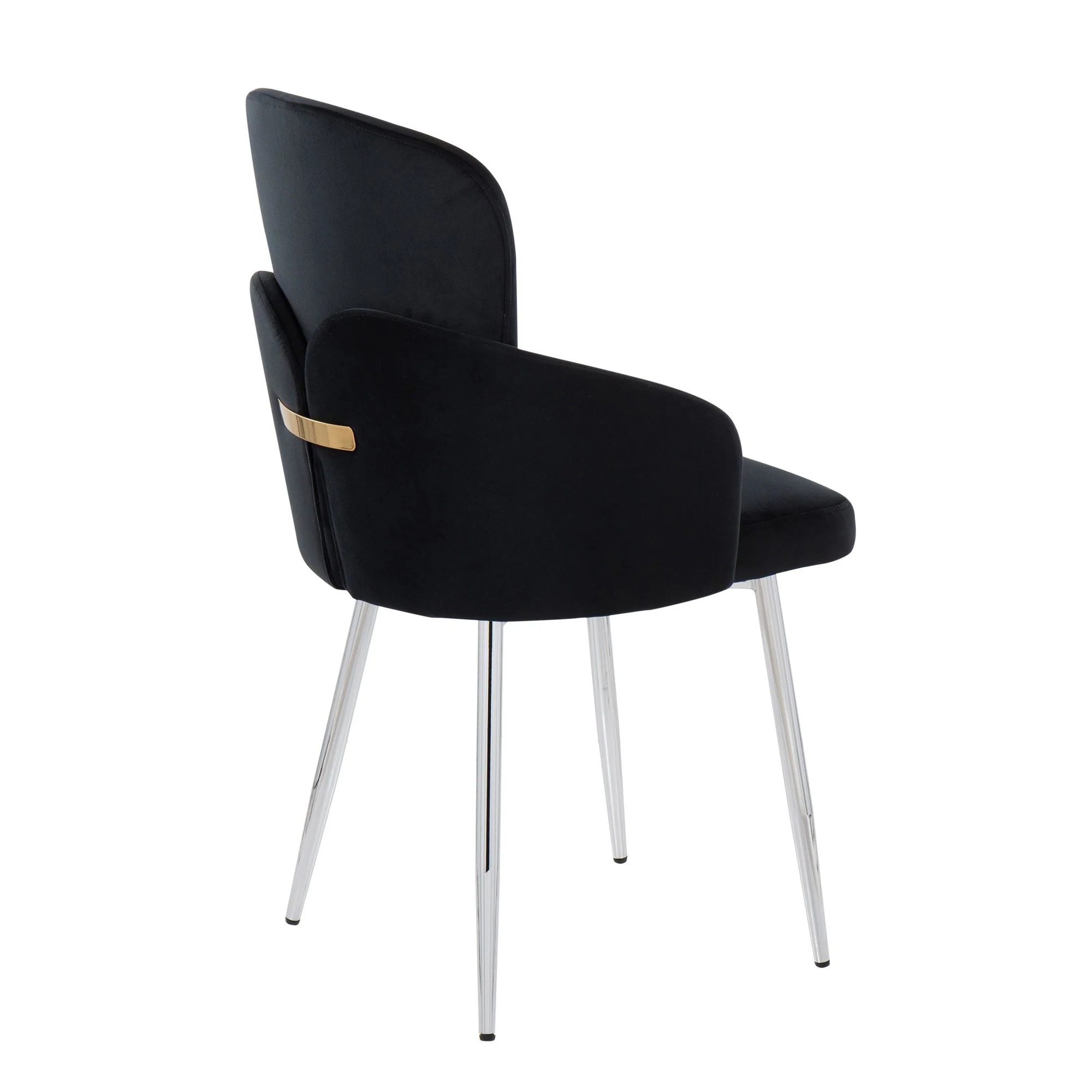 Dahlia Dining Chair - Set of 2 Black By LumiSource - CH-DAHLIA2 SVVBK2 - Image 7
