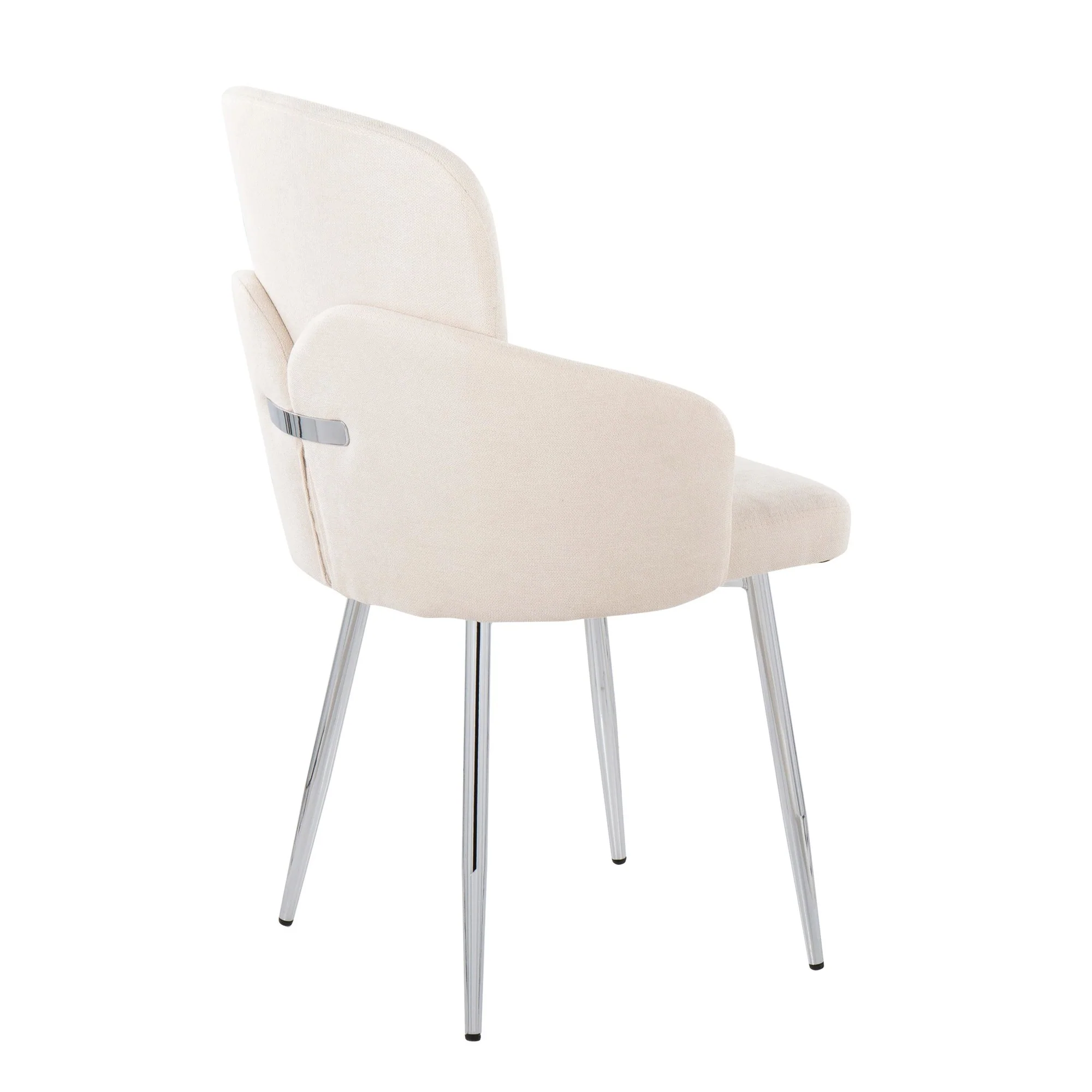 Dahlia Dining Chair - Set of 2 Cream By LumiSource - CH-DAHLIA2 SVFCR2 - Image 7