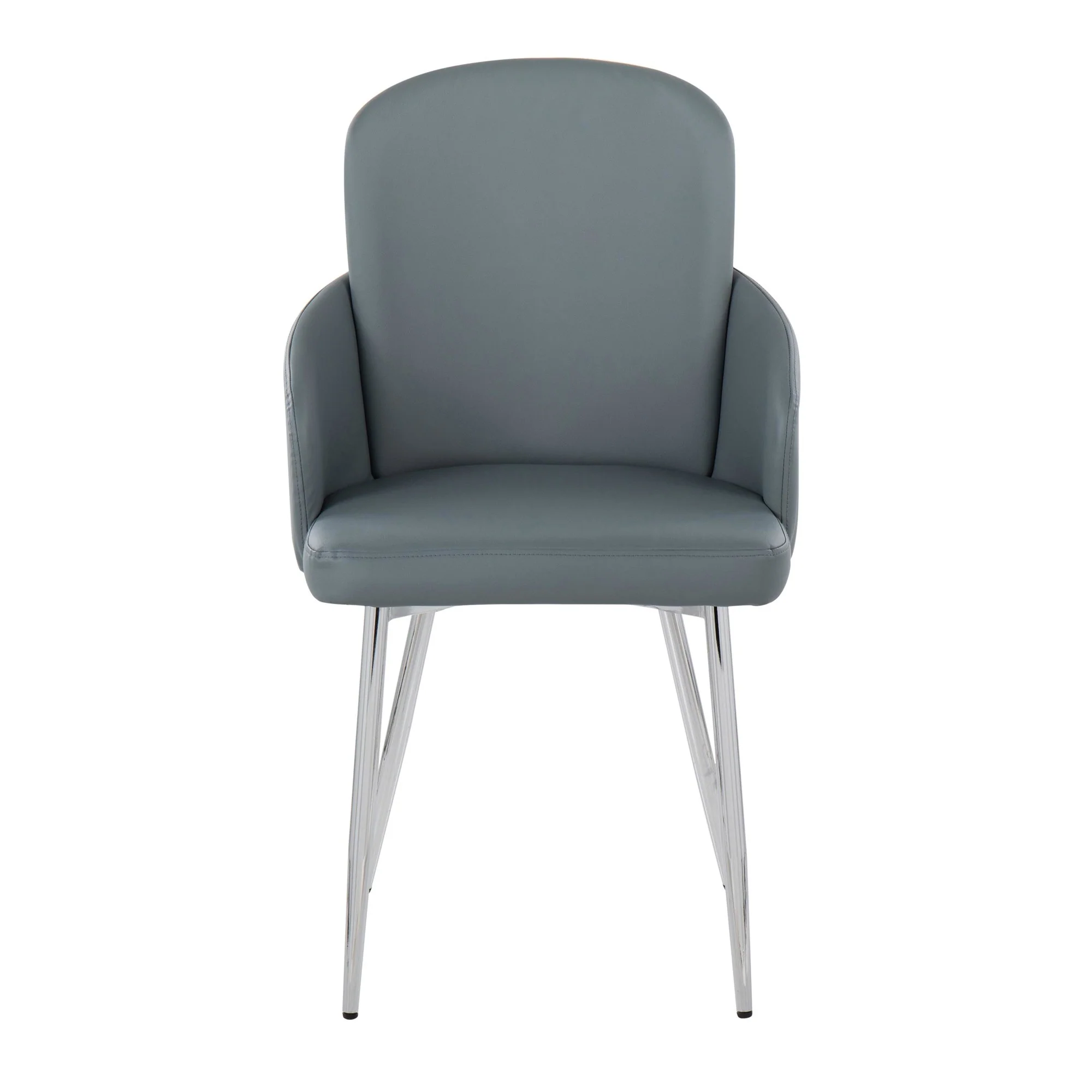Dahlia Dining Chair - Set of 2 Gray By LumiSource - CH-DAHLIA2 SVGY2 - Image 2