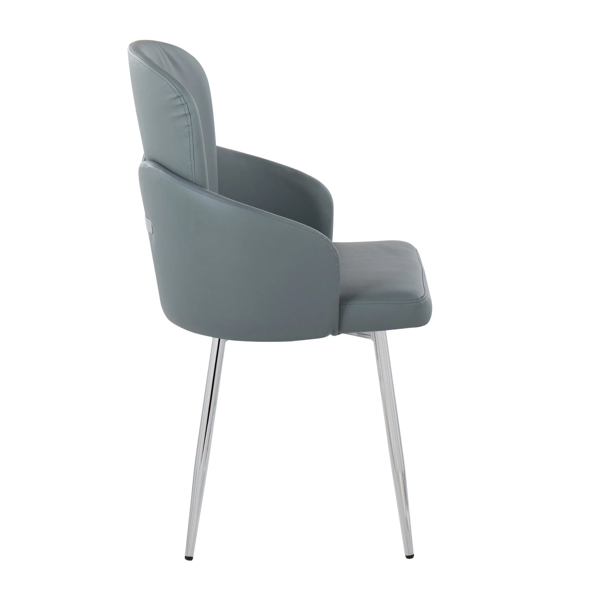 Dahlia Dining Chair - Set of 2 Gray By LumiSource - CH-DAHLIA2 SVGY2 - Image 6