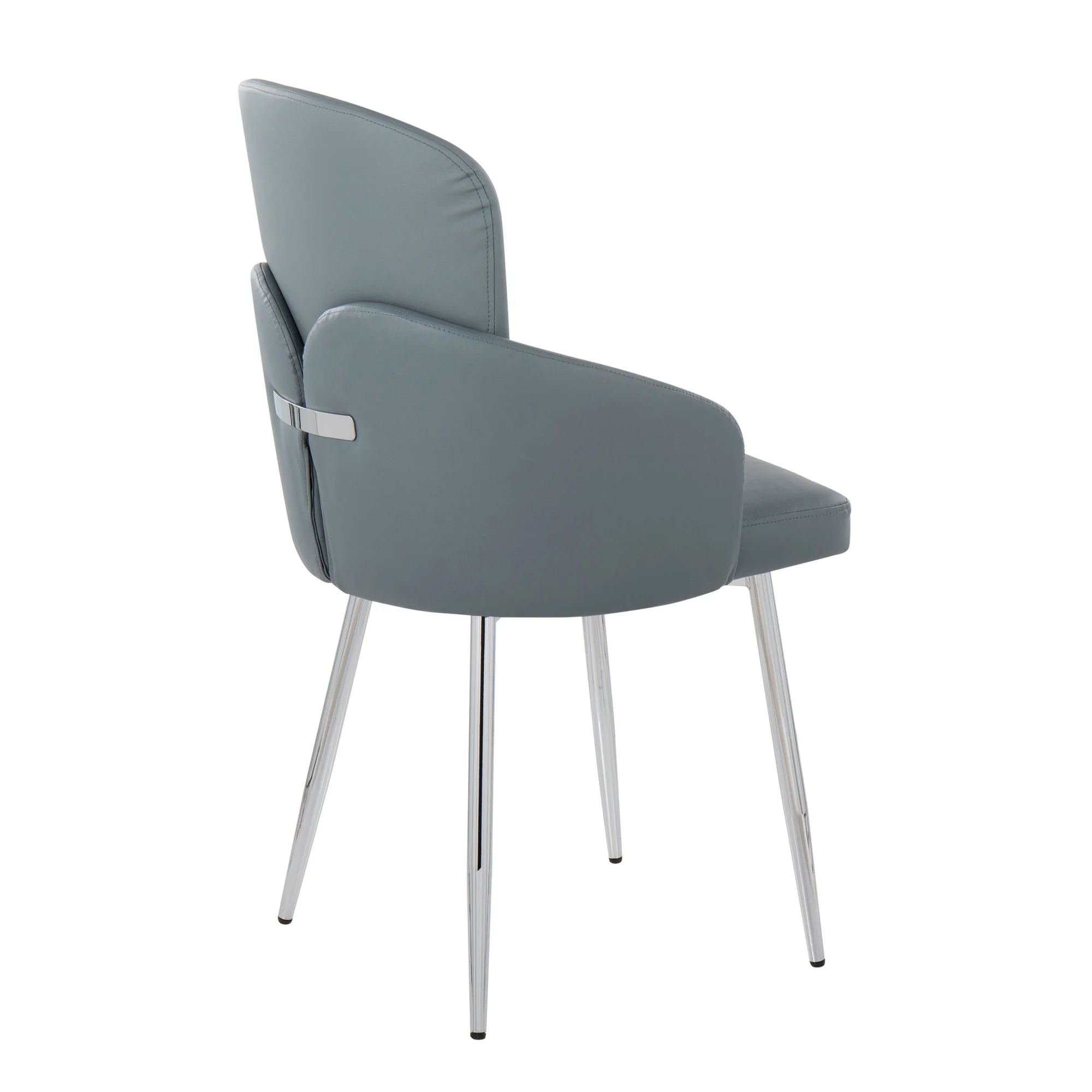 Dahlia Dining Chair - Set of 2 Gray By LumiSource - CH-DAHLIA2 SVGY2 - Image 7