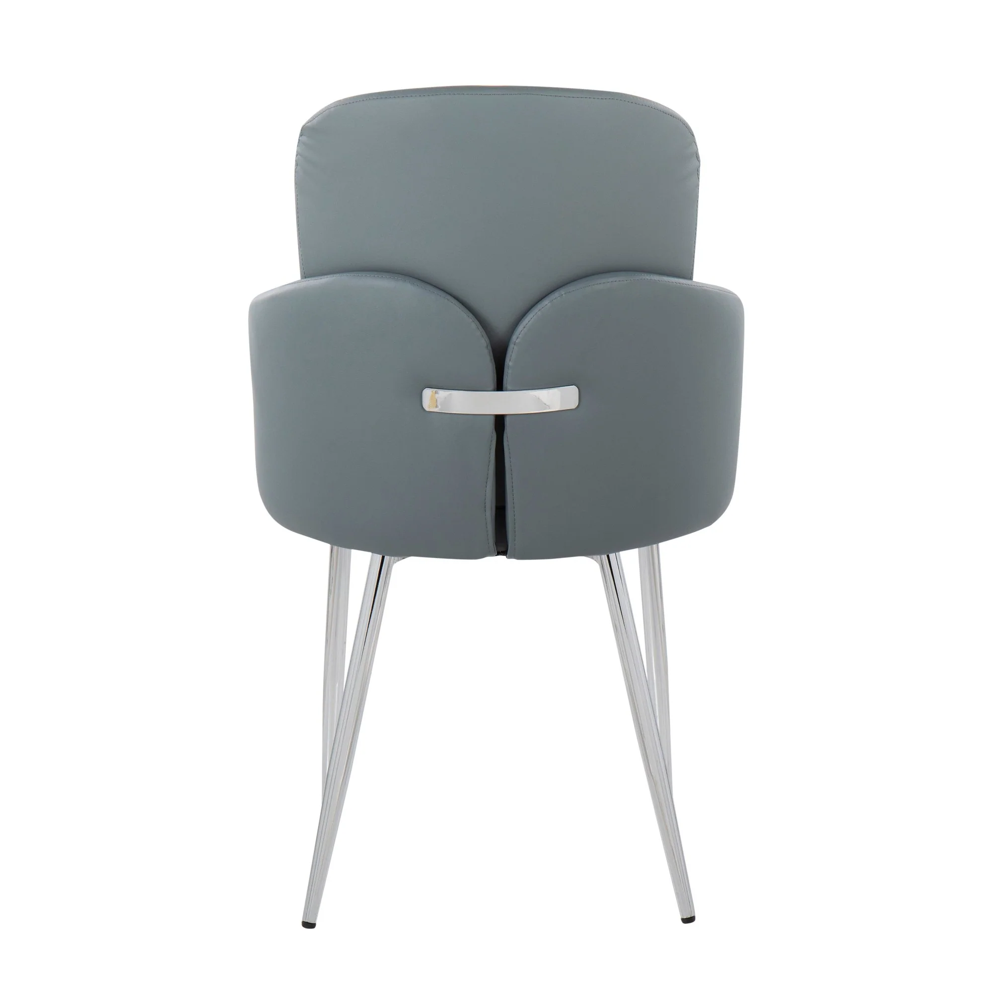 Dahlia Dining Chair - Set of 2 Gray By LumiSource - CH-DAHLIA2 SVGY2 - Image 8