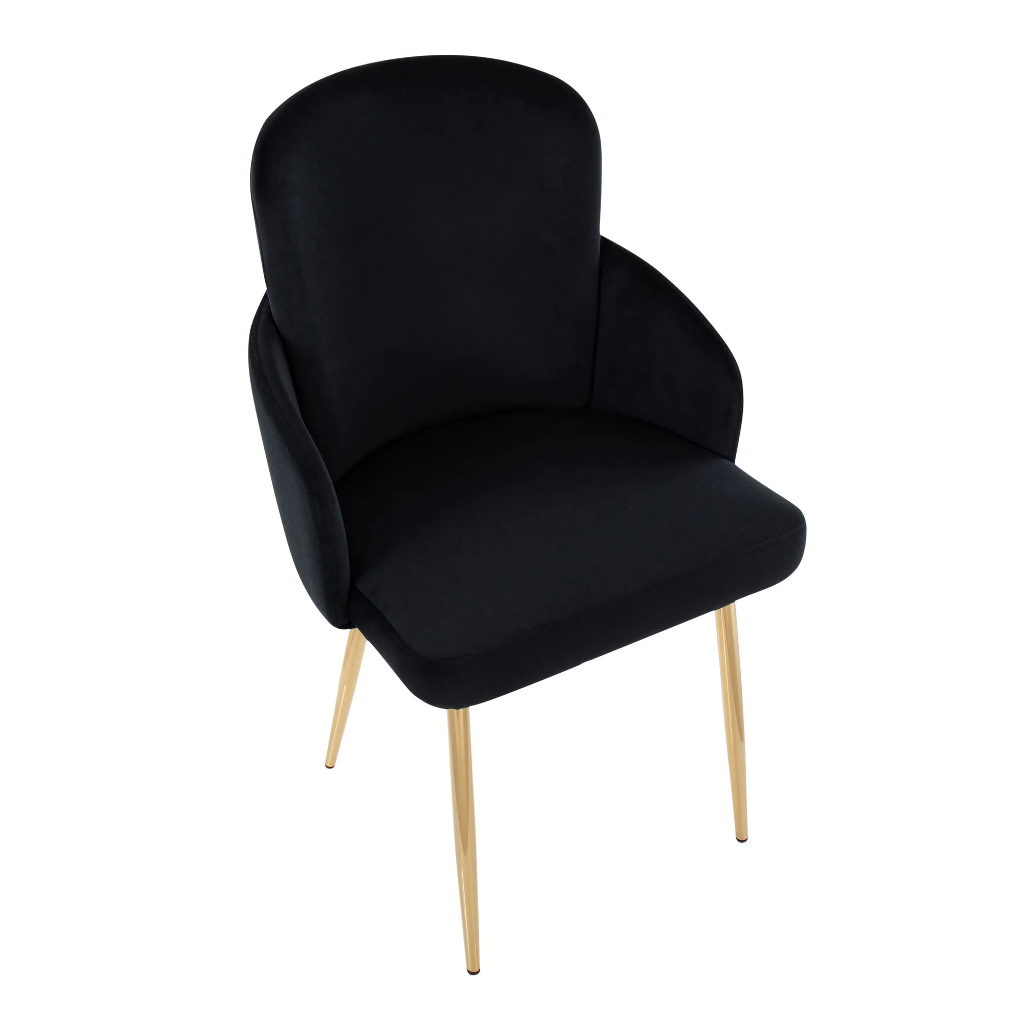 Dahlia Dining Chair - Set of 2 Black By LumiSource - CH-DAHLIA2 AUVBK2 - Image 3
