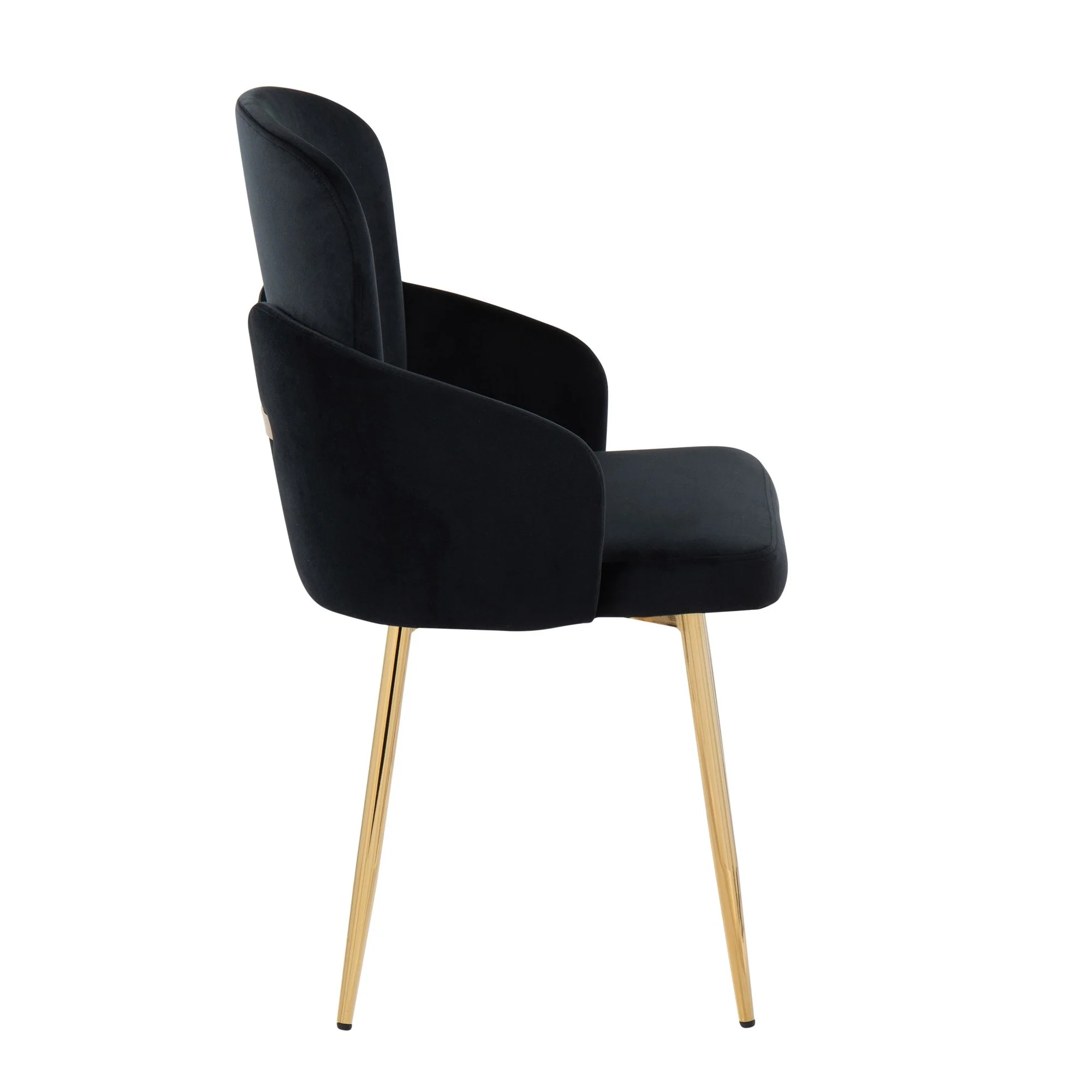 Dahlia Dining Chair - Set of 2 Black By LumiSource - CH-DAHLIA2 AUVBK2 - Image 6