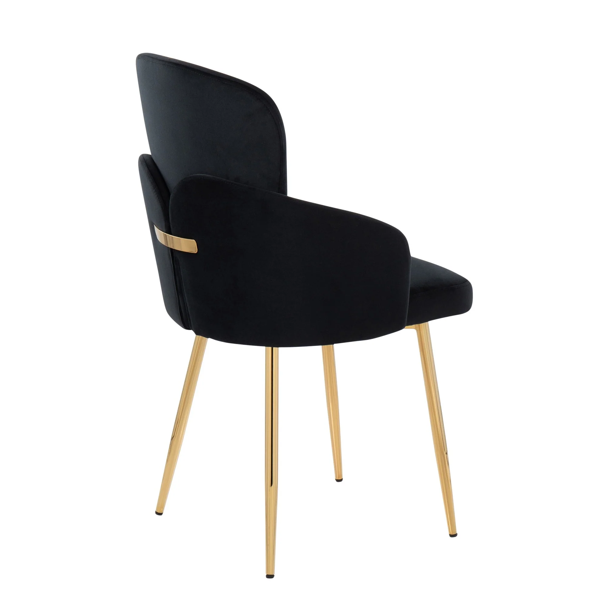 Dahlia Dining Chair - Set of 2 Black By LumiSource - CH-DAHLIA2 AUVBK2 - Image 7