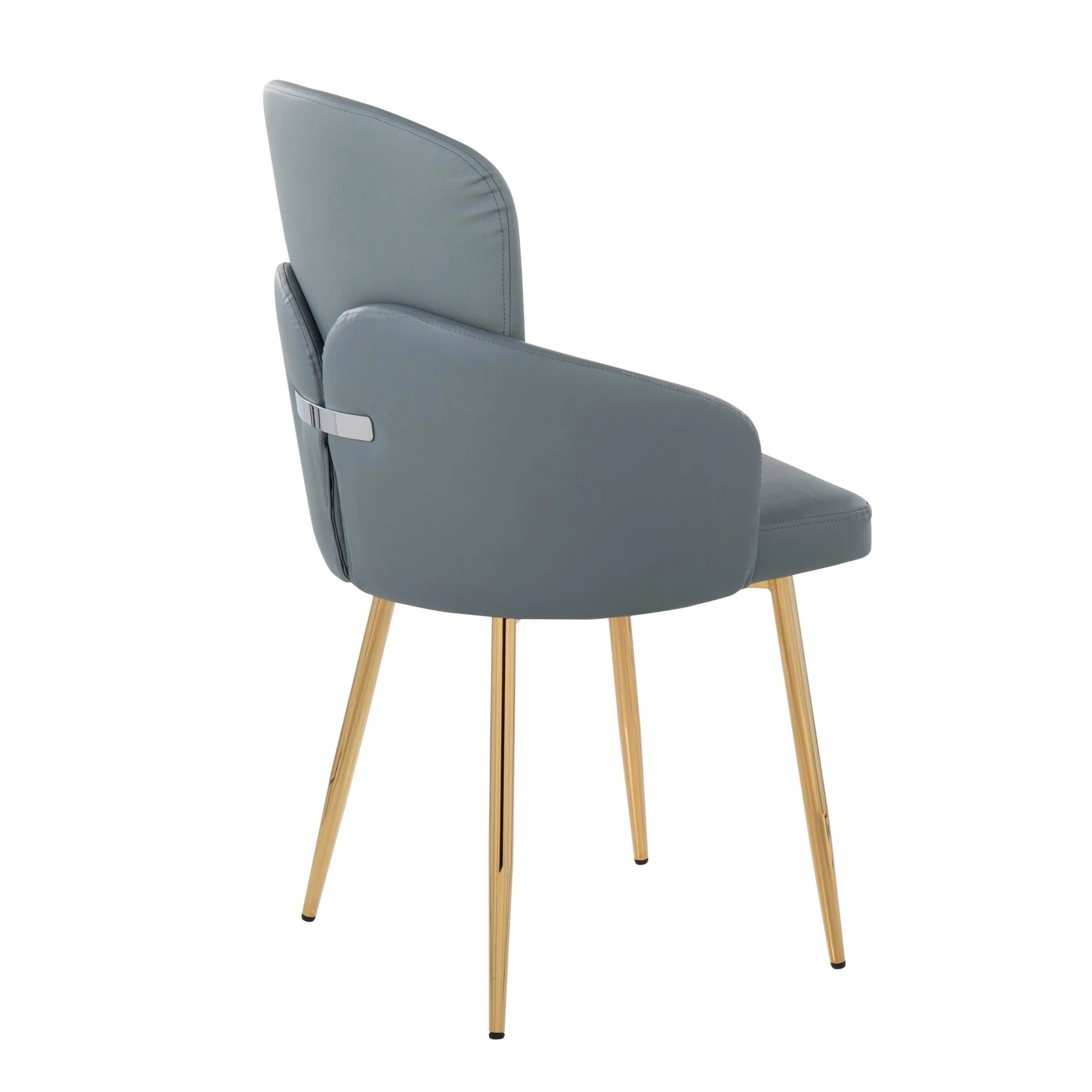 Dahlia Dining Chair - Set of 2 Gray By LumiSource - CH-DAHLIA2 AUGY2 - Image 7