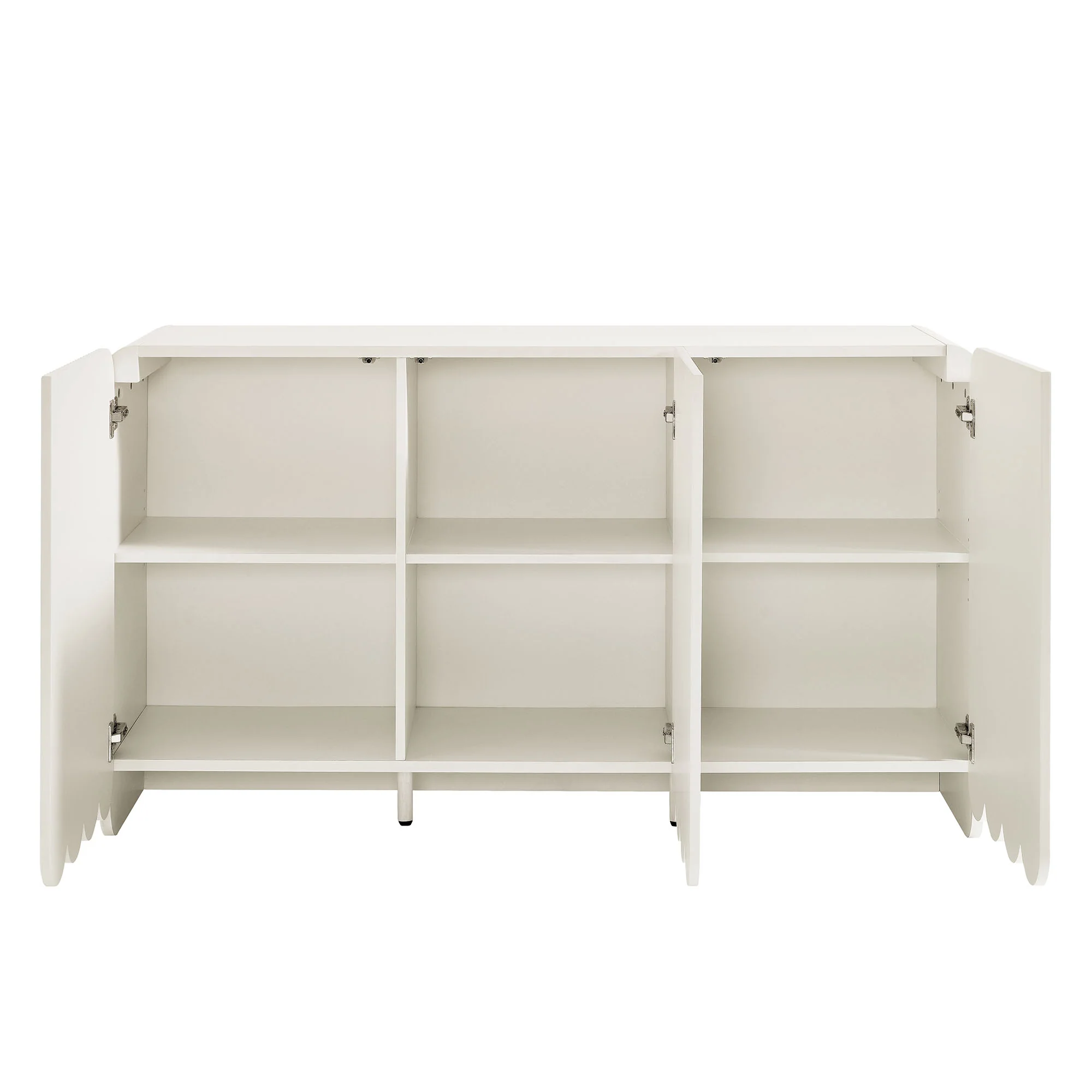 Dahlia Fluted and Scalloped Sideboard Storage Cabinet by Modway - Image 22