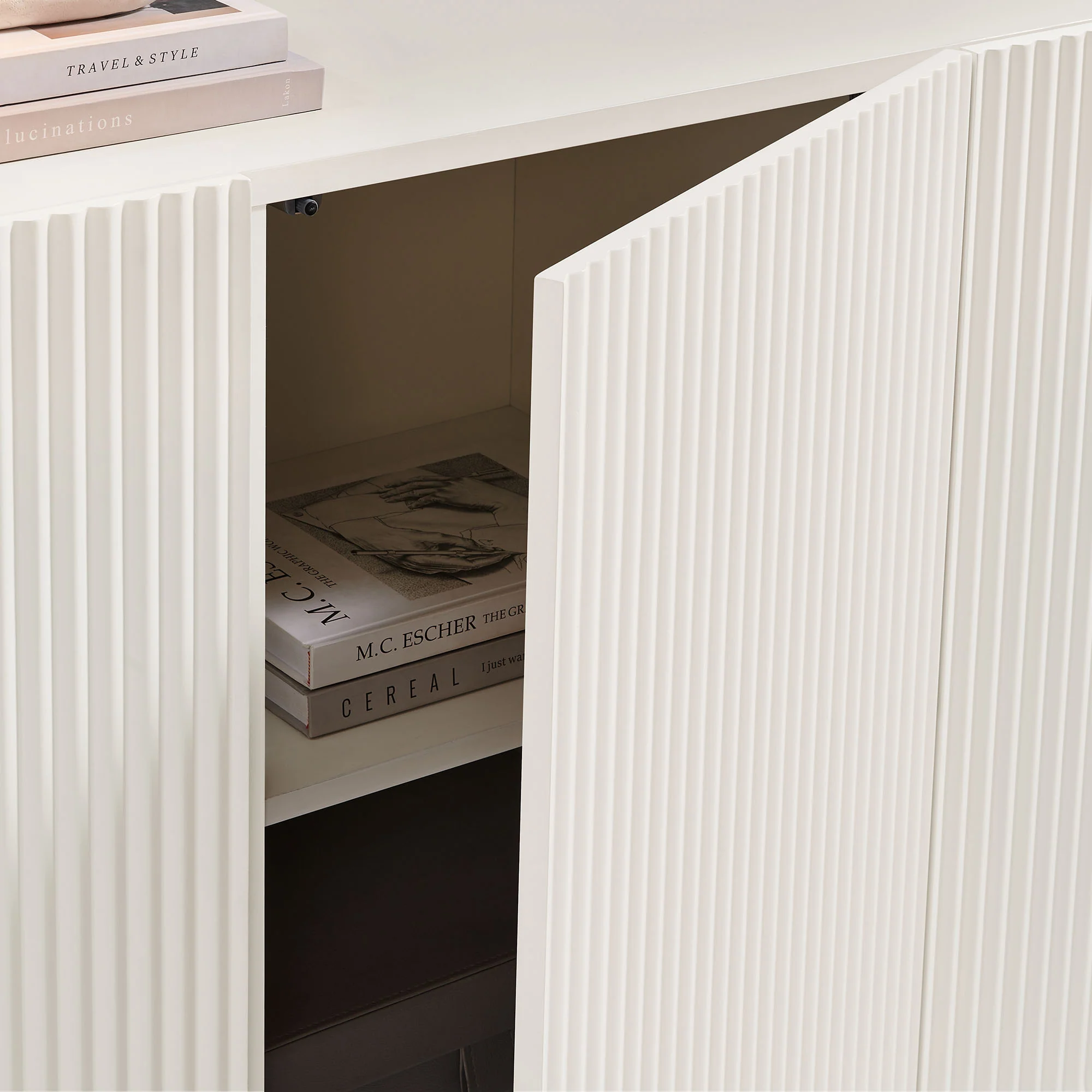 Dahlia Fluted and Scalloped Sideboard Storage Cabinet by Modway - Image 24