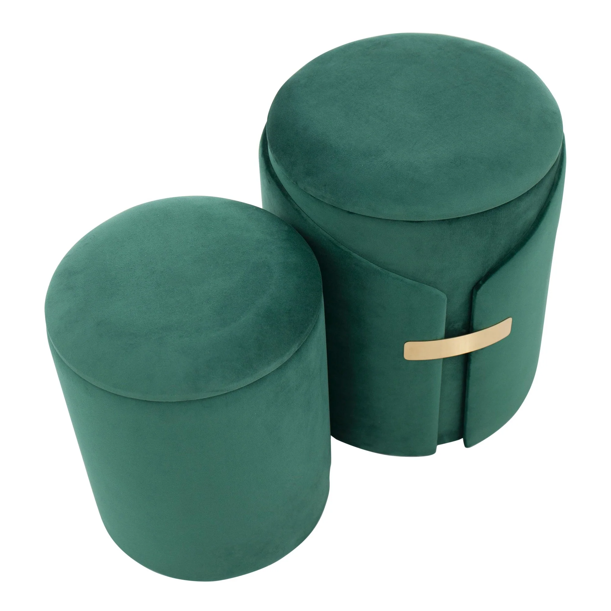 Dahlia Ottoman Set Green By LumiSource - Image 2