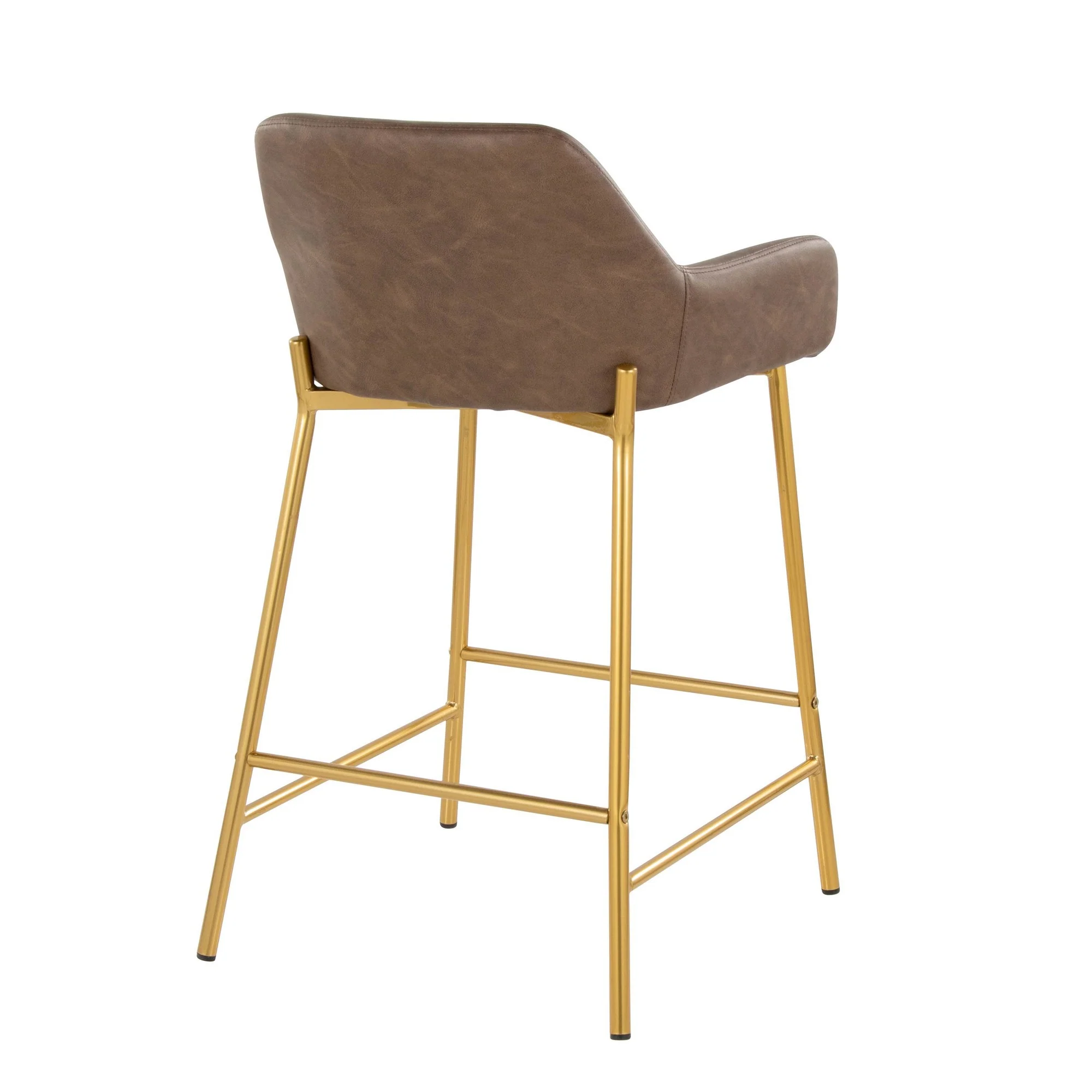 Daniella 24" Fixed-Height Counter Stool - Set of 2 By LumiSource - B24-DNLAPU2 AUE2 - Image 7