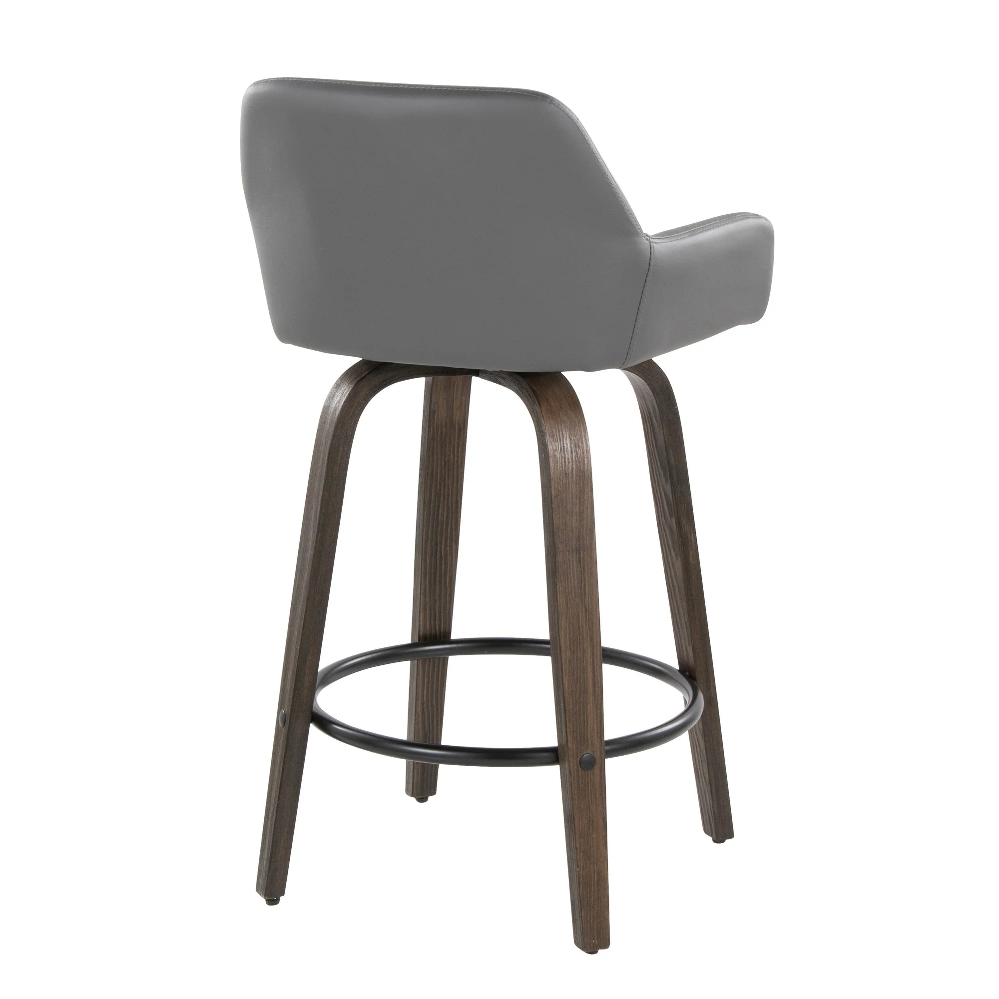 Daniella 26" Fixed-Height Counter Stool - Set of 2 By LumiSource - B26-DNLAPU-GRTZQ2 BNCAM2 - Image 18