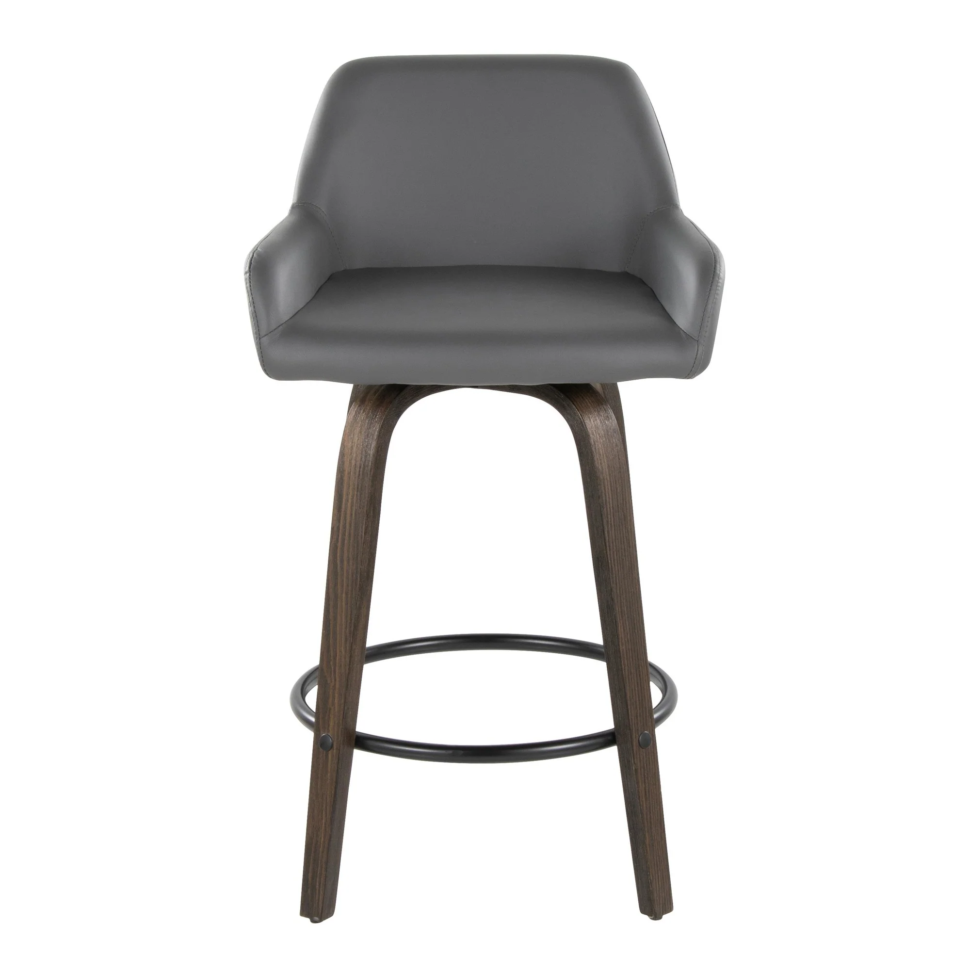 Daniella 26" Fixed-Height Counter Stool - Set of 2 By LumiSource - B26-DNLAPU-GRTZQ2 BNCAM2 - Image 19