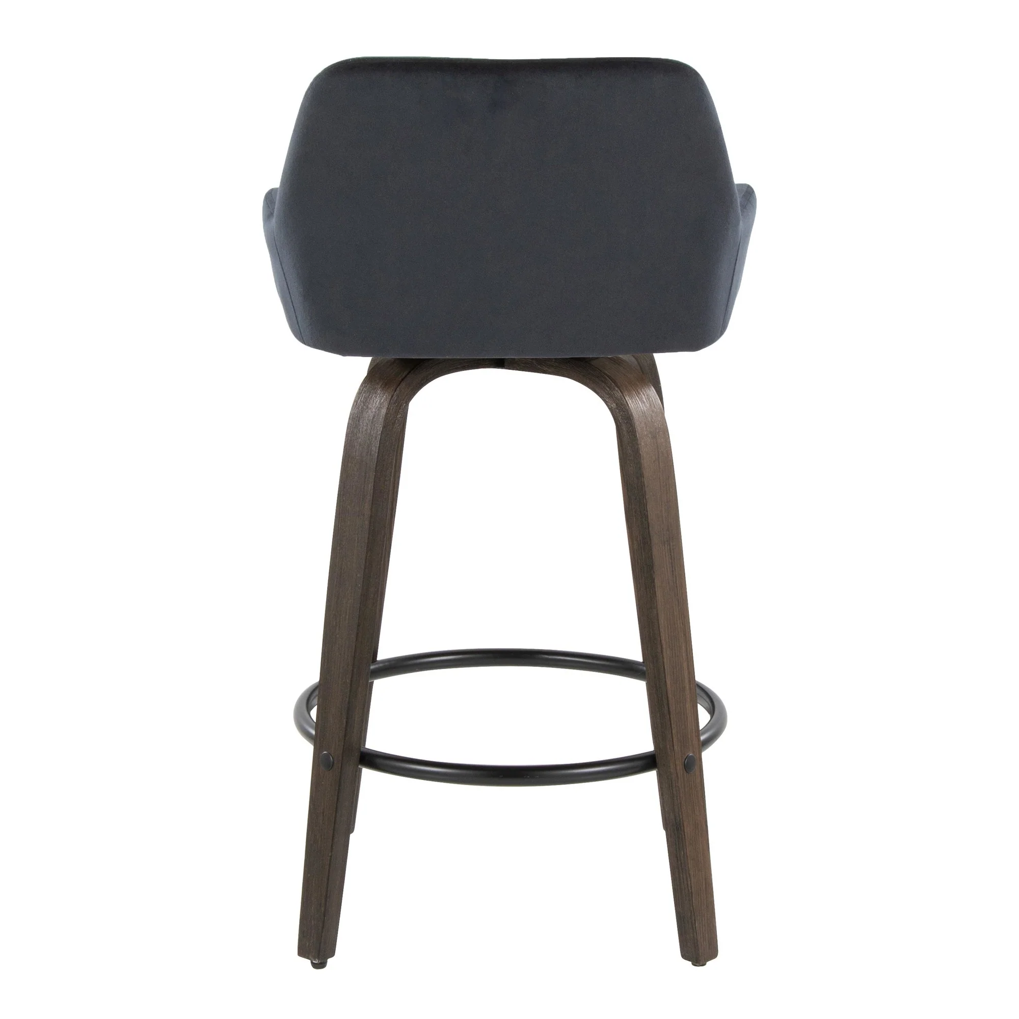 Daniella 26" Fixed-Height Counter Stool - Set of 2 By LumiSource - B26-DNLAV-GRTZQ2 BNBK2 - Image 10