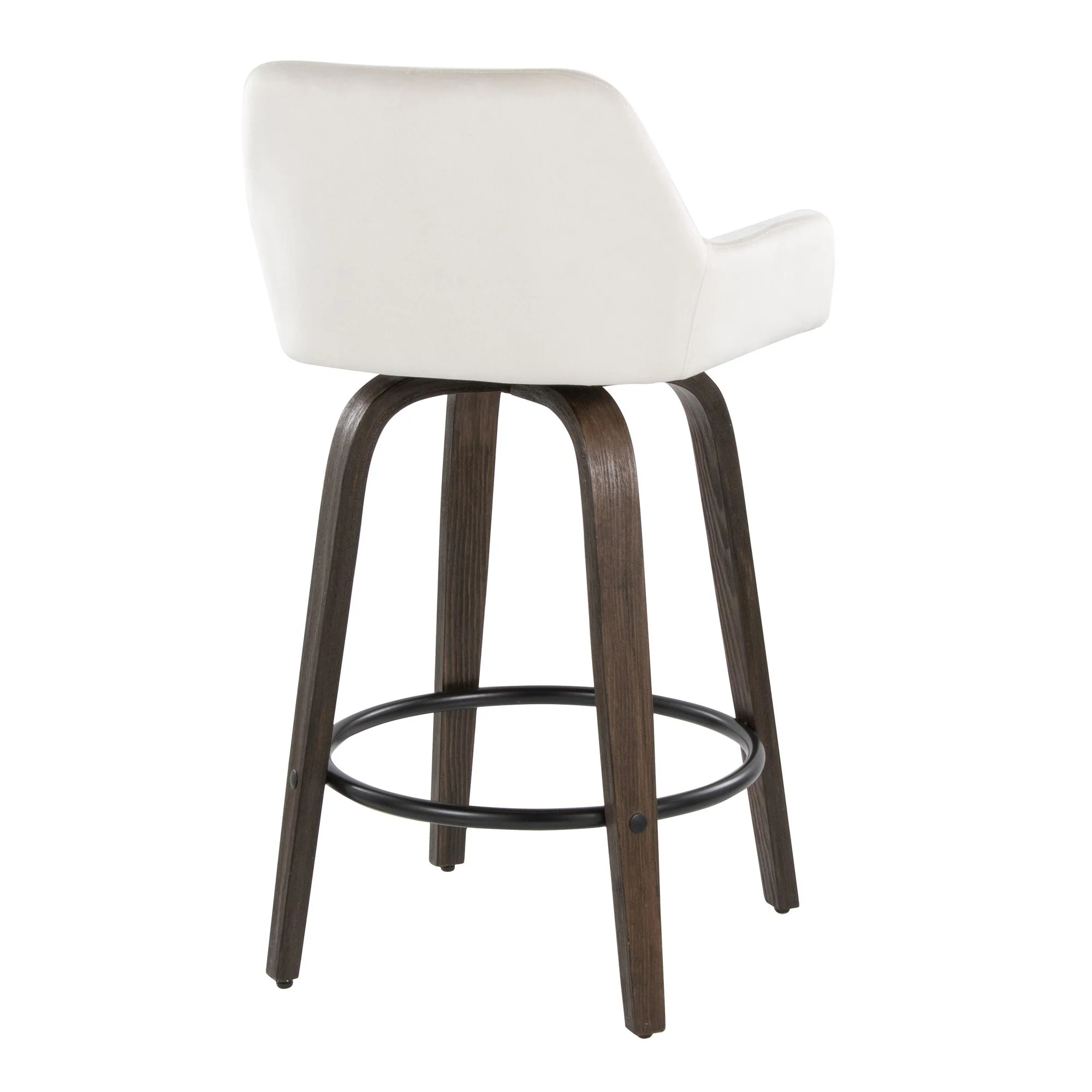 Daniella 26" Fixed-Height Counter Stool - Set of 2 By LumiSource - B26-DNLAV-GRTZQ2 BNBK2 - Image 18