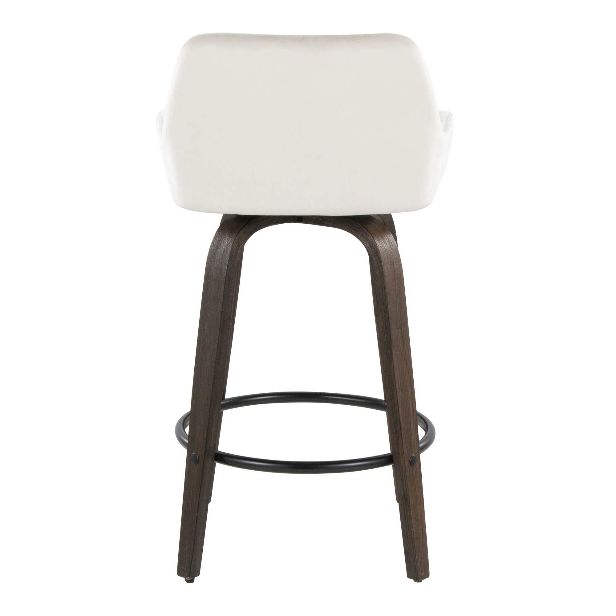 Daniella 26" Fixed-Height Counter Stool - Set of 2 By LumiSource - B26-DNLAV-GRTZQ2 BNBK2 - Image 20