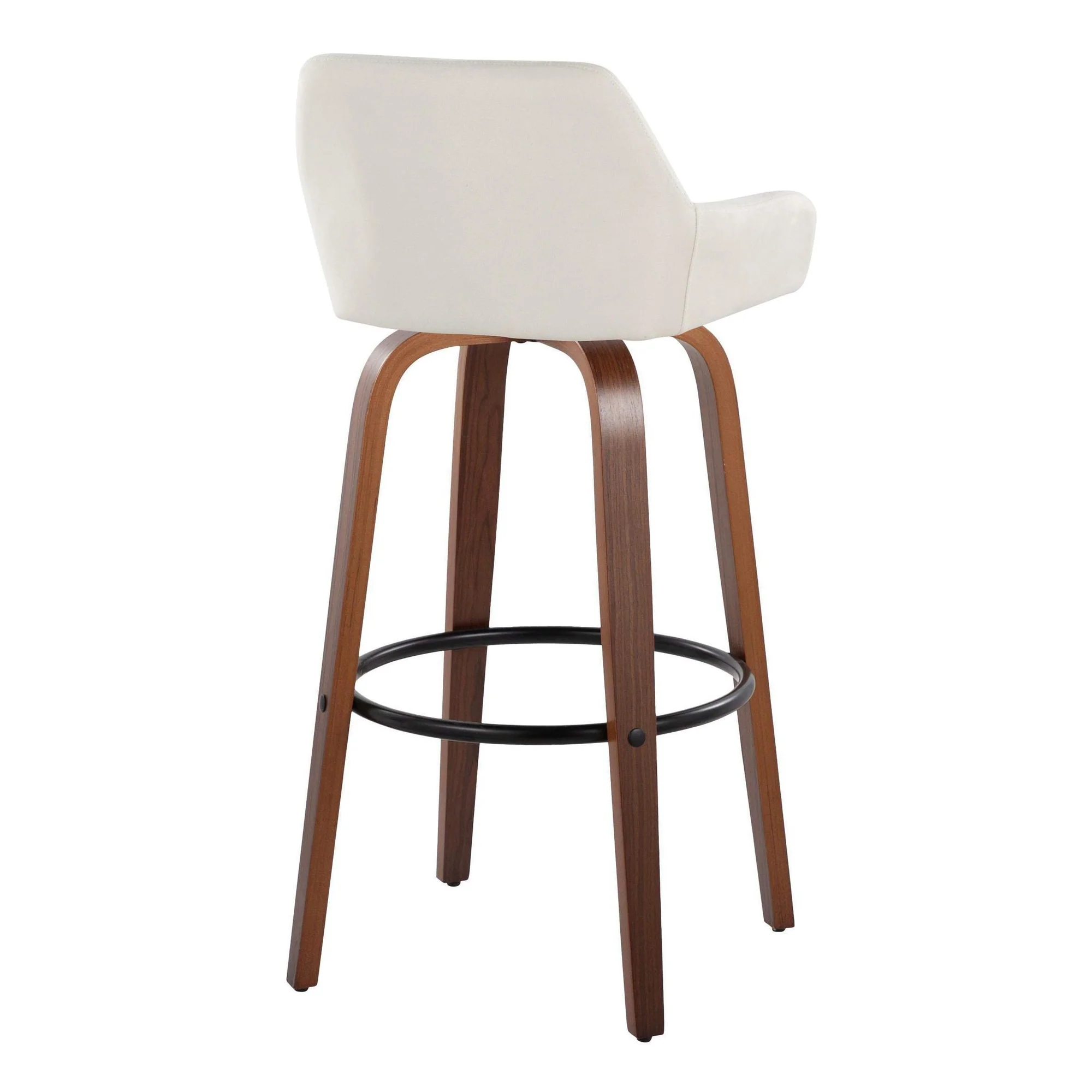 Daniella 30" Fixed-Height Barstool - Set of 2 By LumiSource - B30-DNLAFB-GRTZQ2 BNCR2 - Image 18