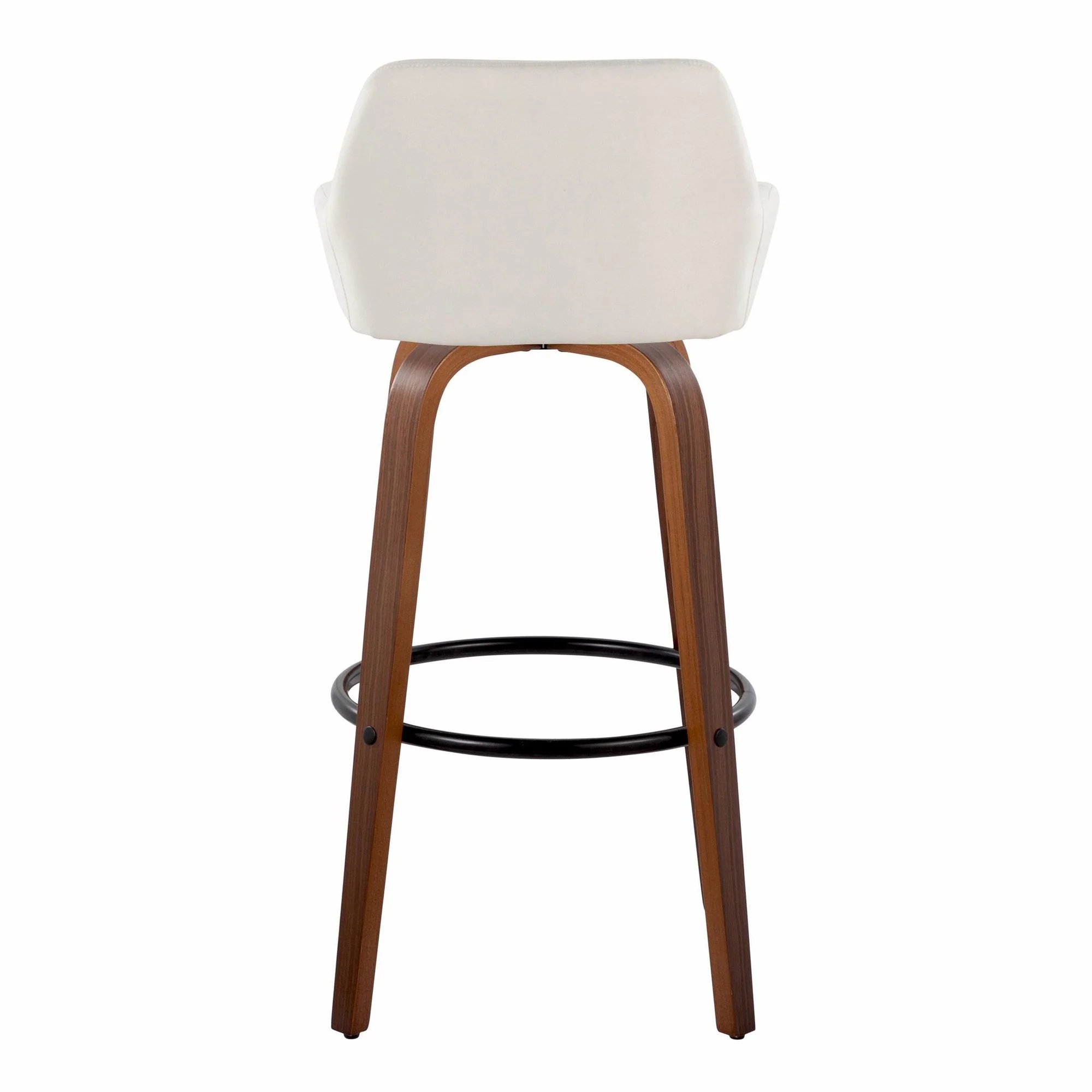 Daniella 30" Fixed-Height Barstool - Set of 2 By LumiSource - B30-DNLAFB-GRTZQ2 BNCR2 - Image 20