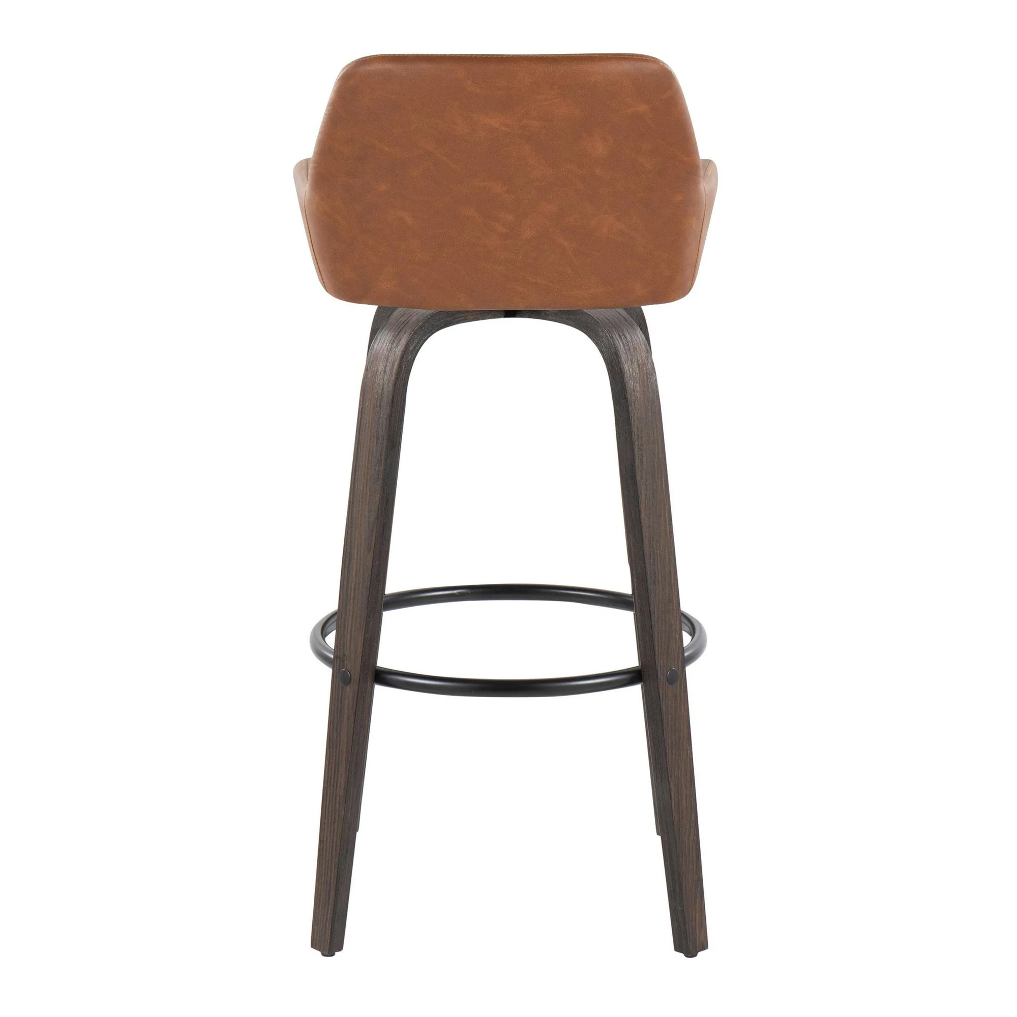 Daniella 30" Fixed-Height Barstool - Set of 2 By LumiSource - B30-DNLAPU-GRTZQ2 BNCAM2 - Image 10