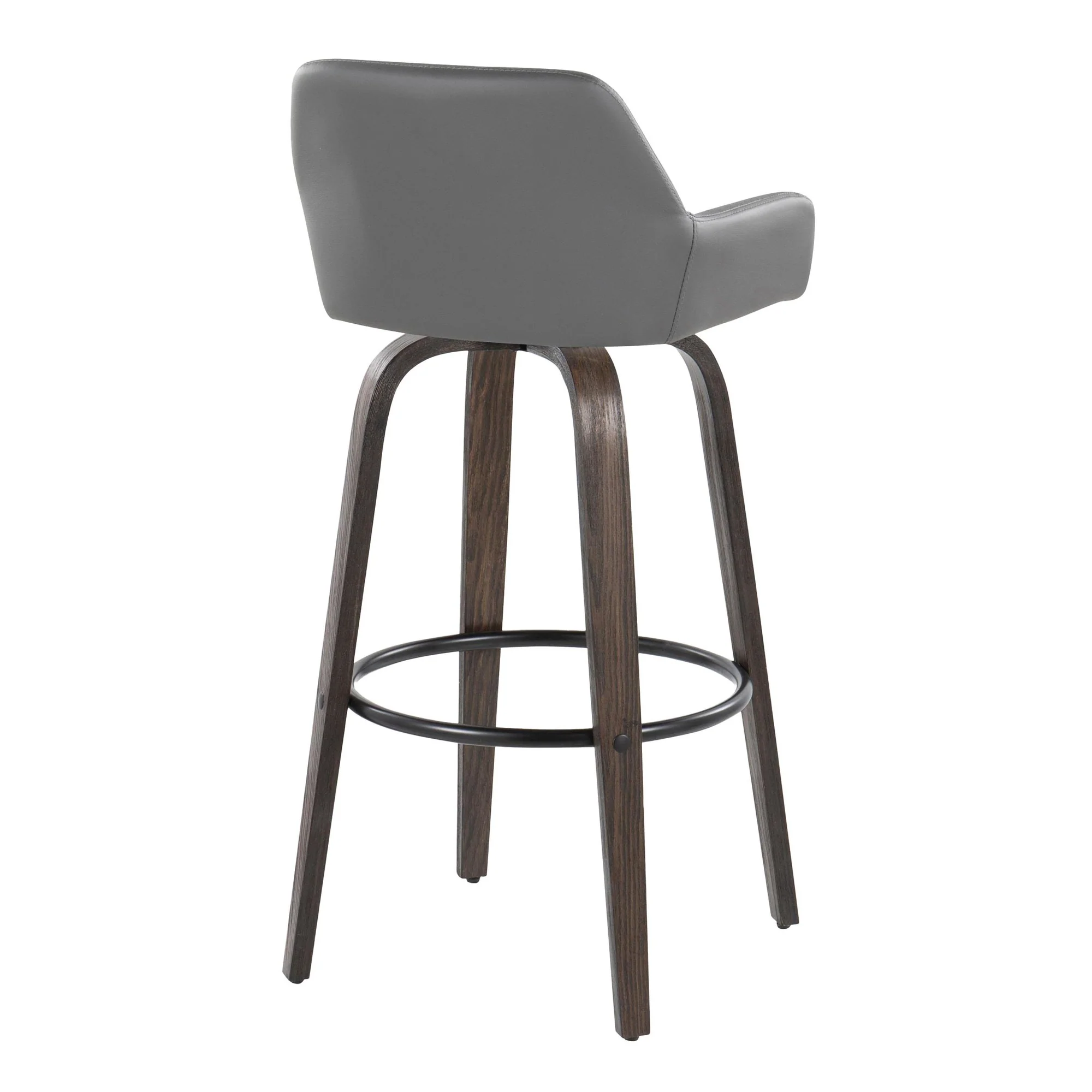 Daniella 30" Fixed-Height Barstool - Set of 2 By LumiSource - B30-DNLAPU-GRTZQ2 BNCAM2 - Image 18