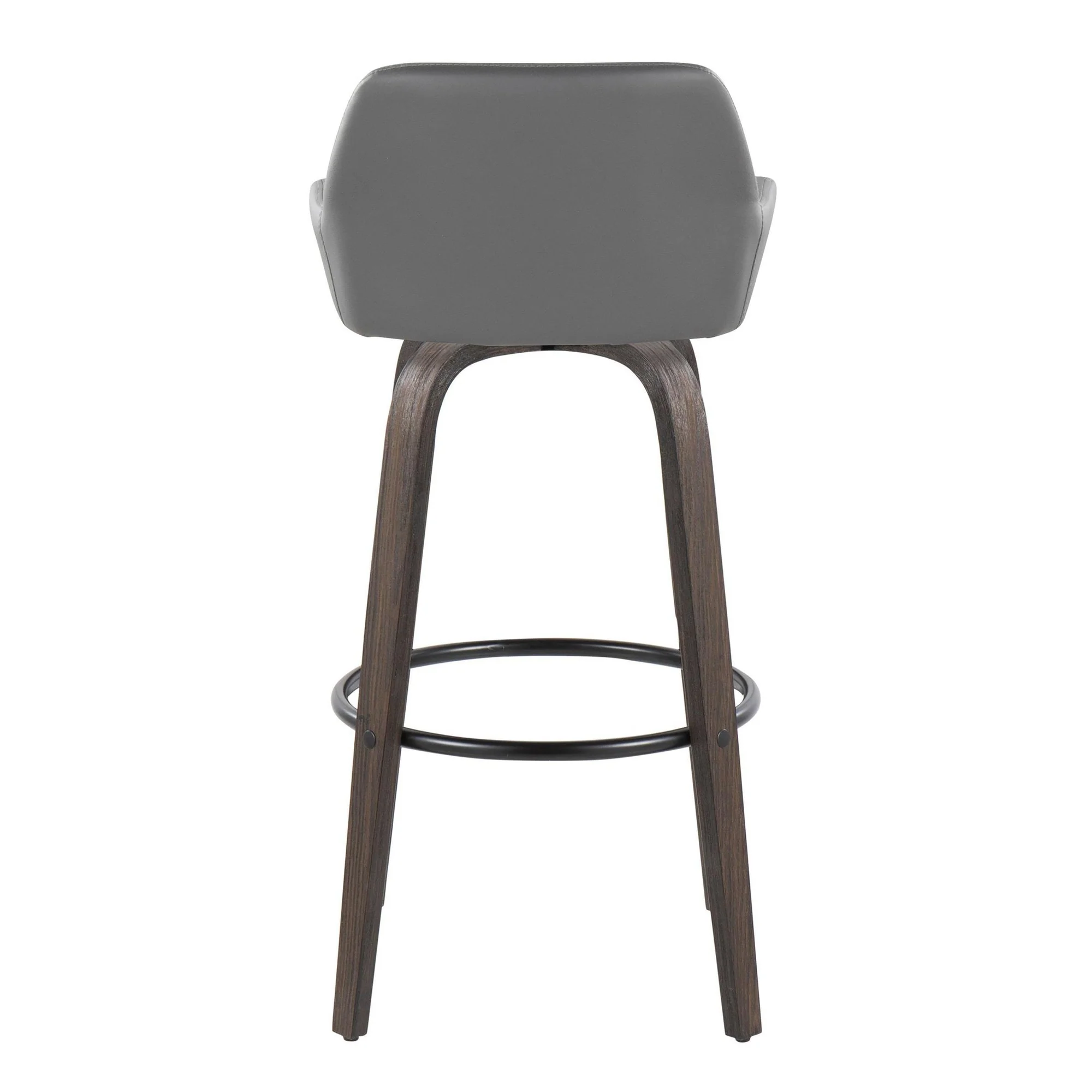 Daniella 30" Fixed-Height Barstool - Set of 2 By LumiSource - B30-DNLAPU-GRTZQ2 BNCAM2 - Image 20