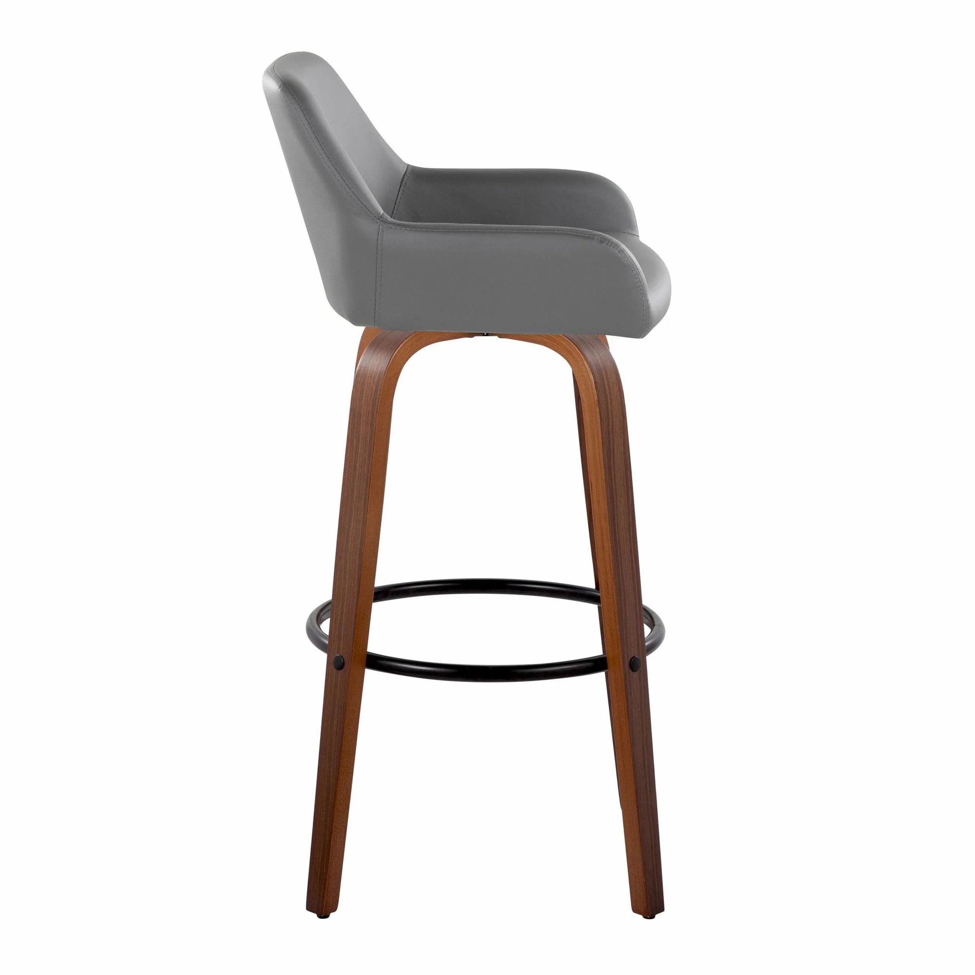 Daniella 30" Fixed-Height Barstool - Set of 2 By LumiSource - B30-DNLAPU-GRTZQ2 WLCAM2 - Image 17