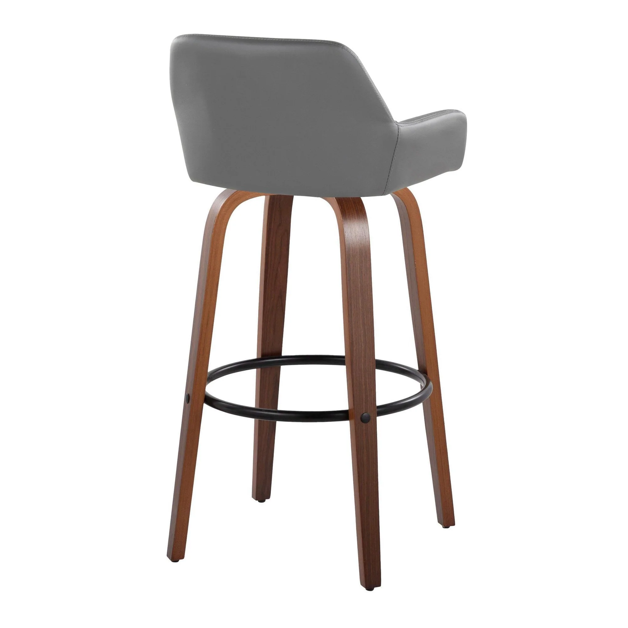 Daniella 30" Fixed-Height Barstool - Set of 2 By LumiSource - B30-DNLAPU-GRTZQ2 WLCAM2 - Image 18