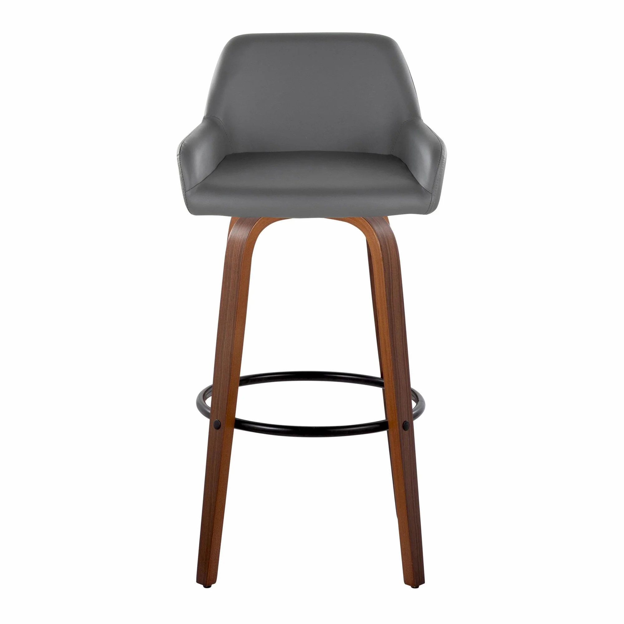 Daniella 30" Fixed-Height Barstool - Set of 2 By LumiSource - B30-DNLAPU-GRTZQ2 WLCAM2 - Image 19