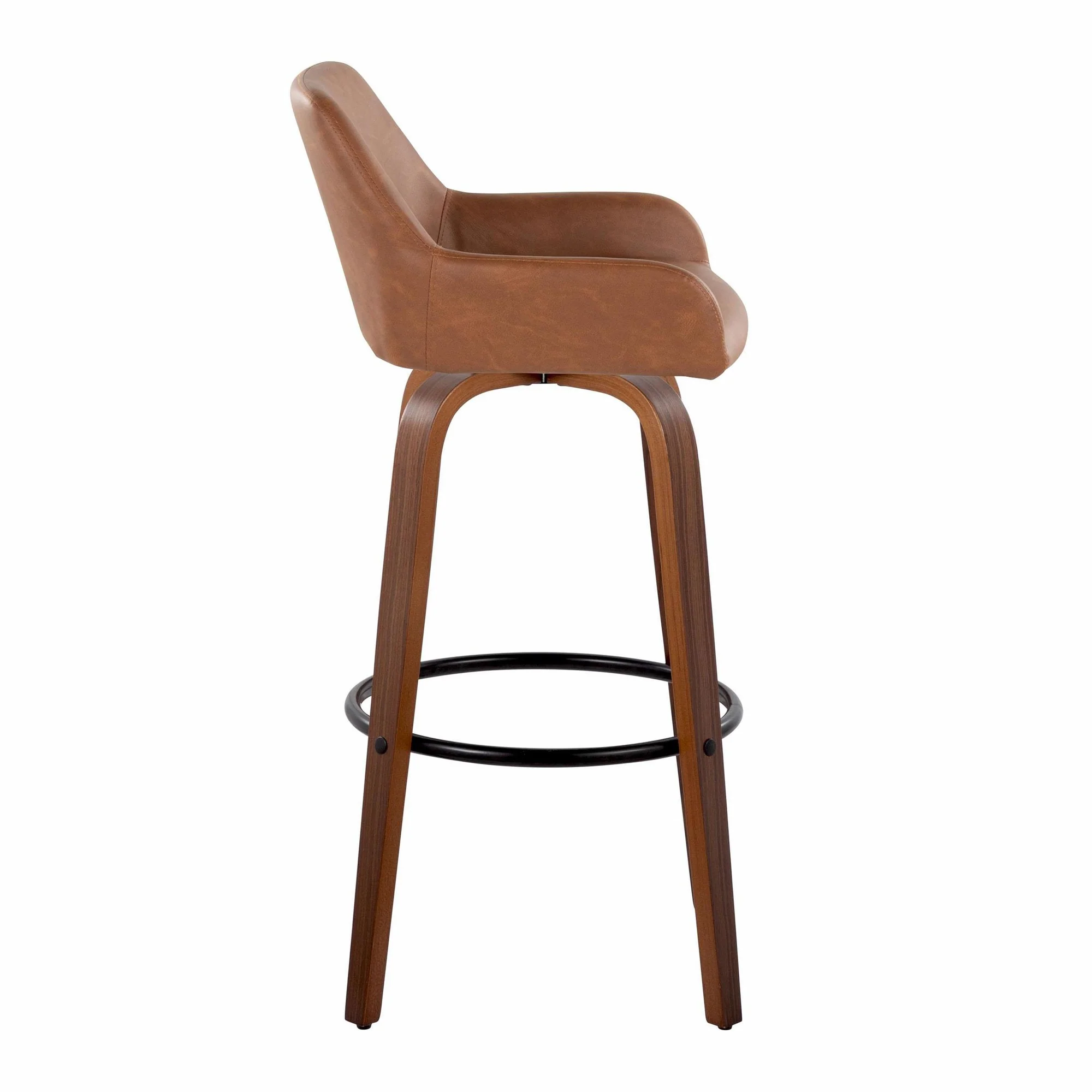 Daniella 30" Fixed-Height Barstool - Set of 2 By LumiSource - B30-DNLAPU-GRTZQ2 WLCAM2 - Image 7