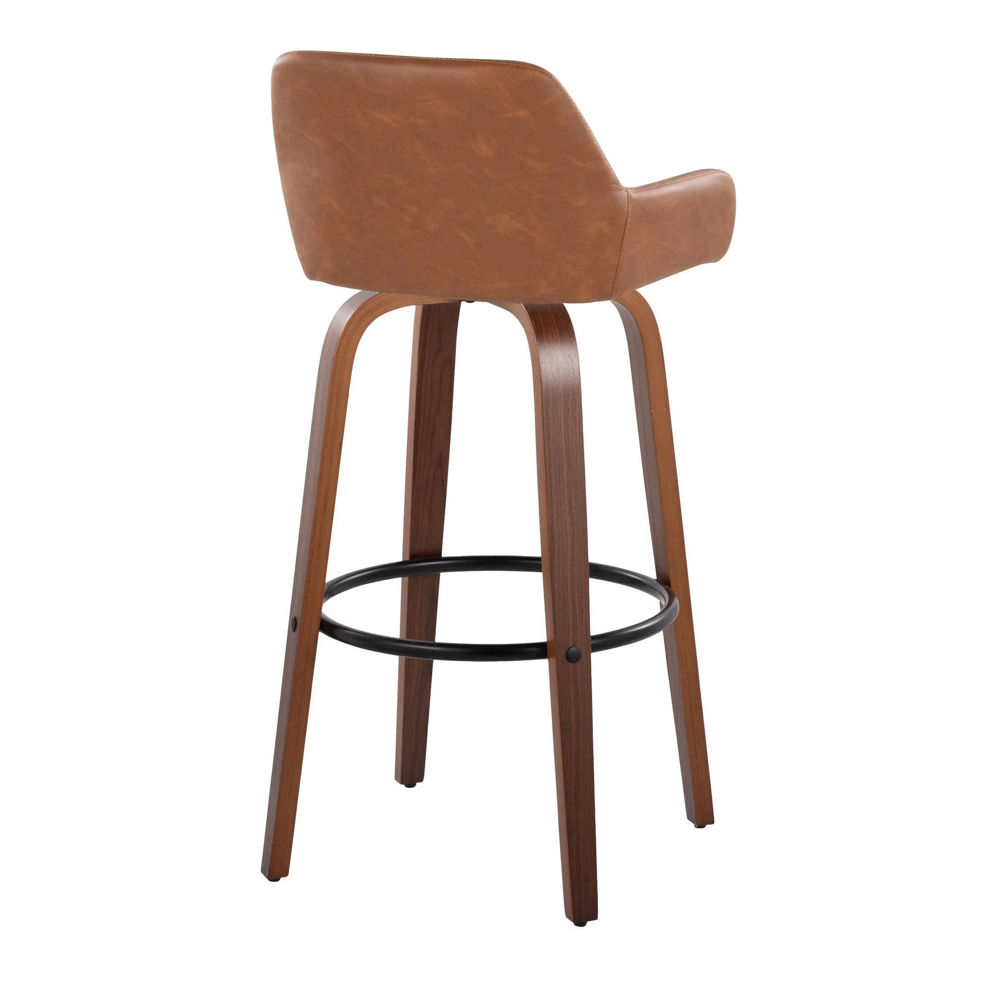 Daniella 30" Fixed-Height Barstool - Set of 2 By LumiSource - B30-DNLAPU-GRTZQ2 WLCAM2 - Image 8