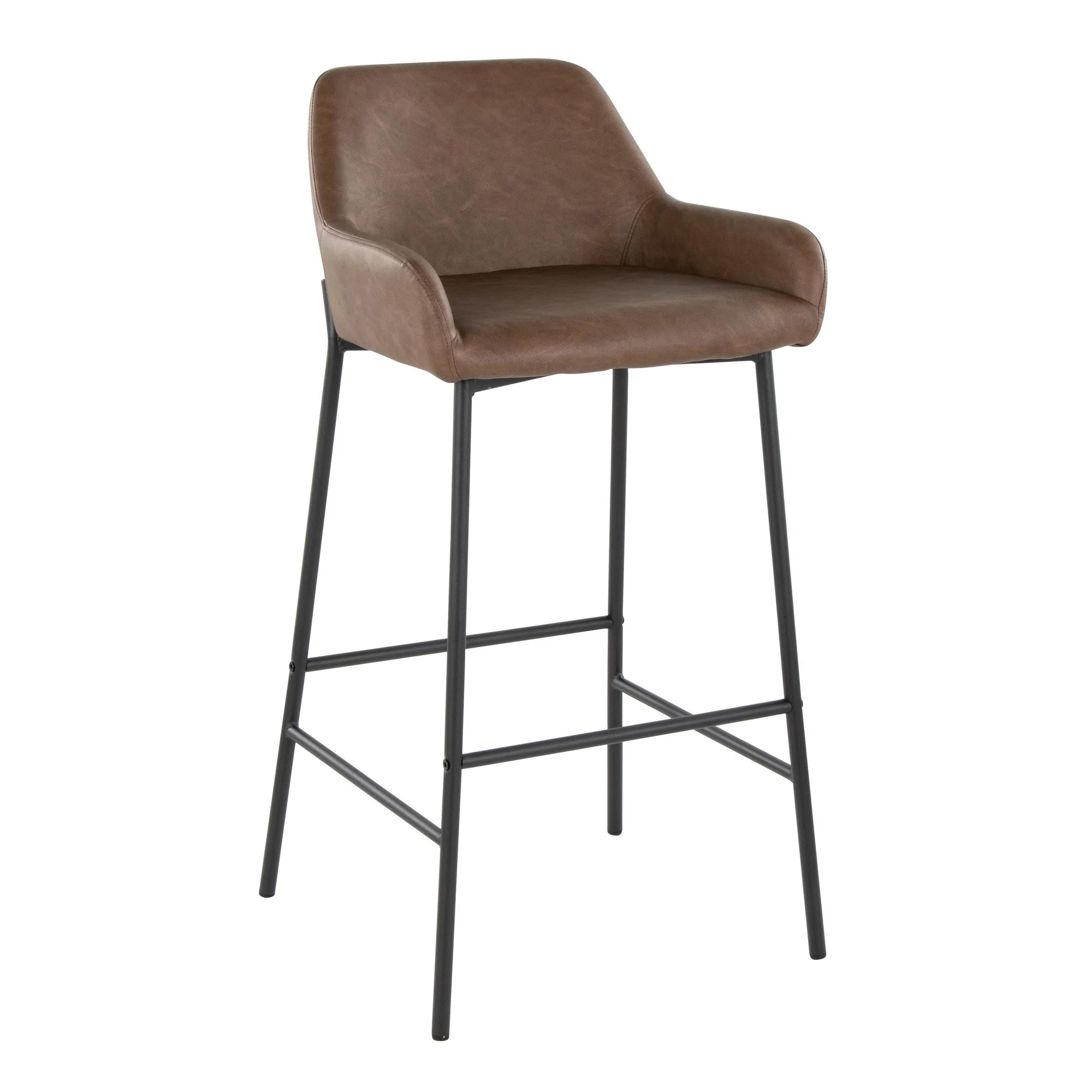 Daniella 30" Fixed-Height Barstool - Set of 2 By LumiSource - B30-DNLAPU2 AUE2 - Image 11