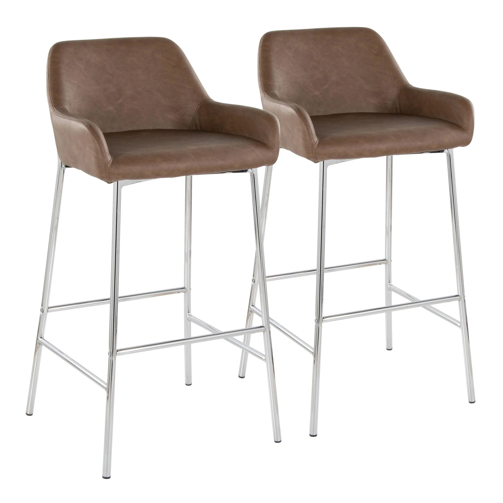 Daniella 30" Fixed-Height Barstool - Set of 2 By LumiSource - B30-DNLAPU2 AUE2 - Image 18